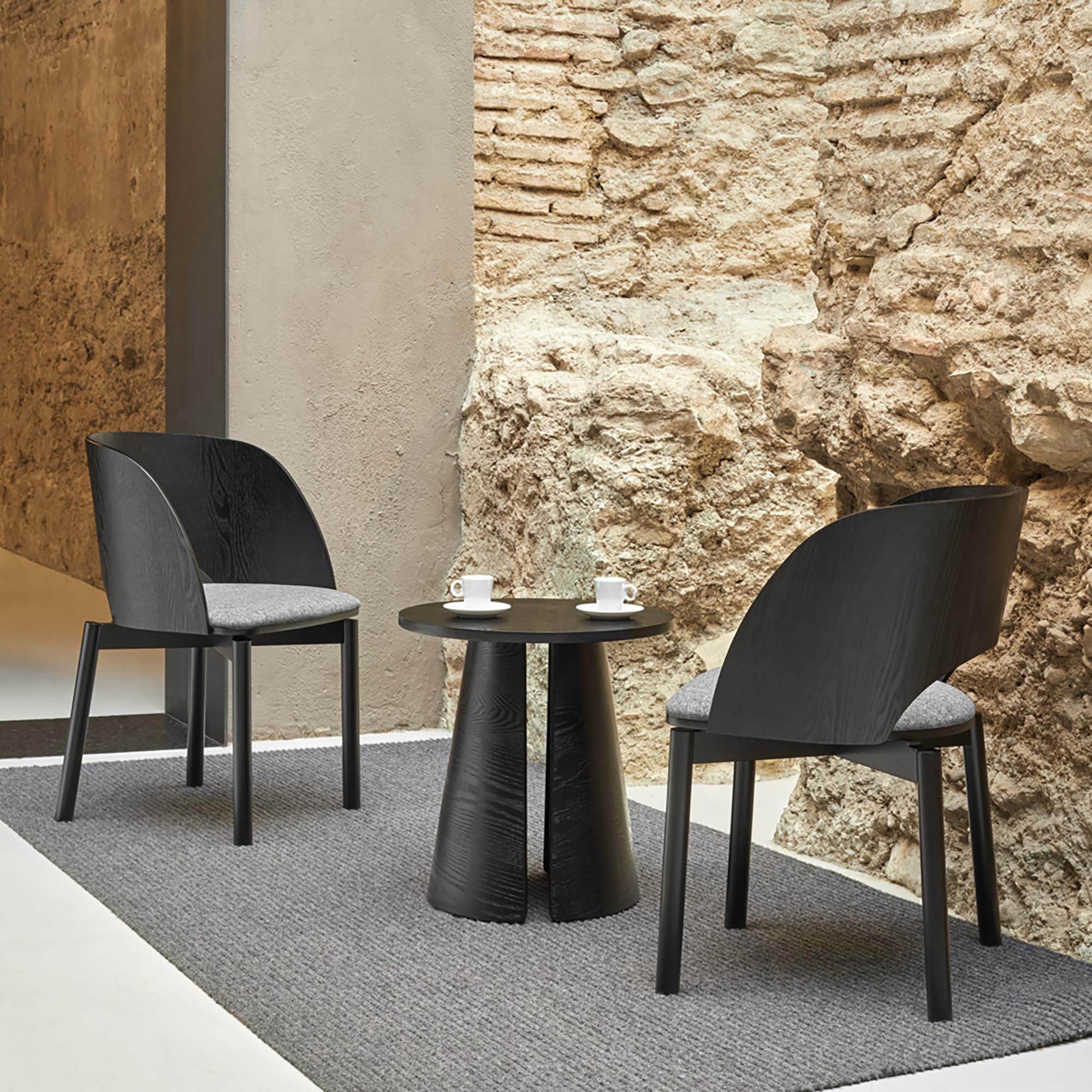 Side Table Cep 50Cm Black