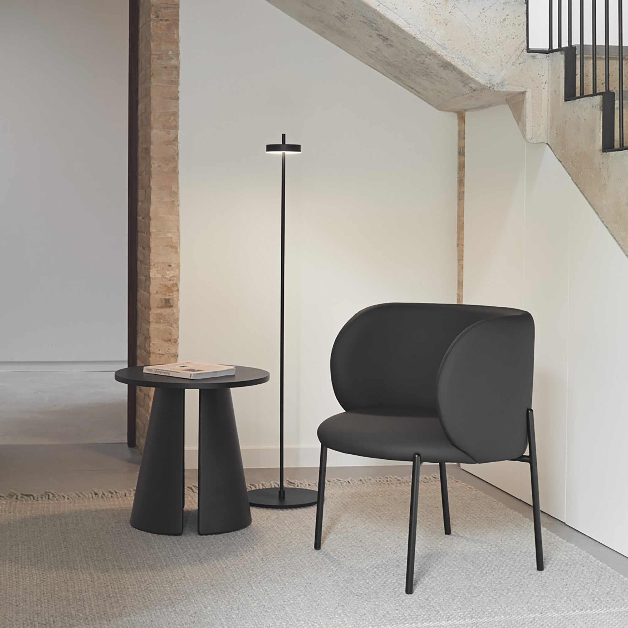 Side Table Cep 50Cm Black
