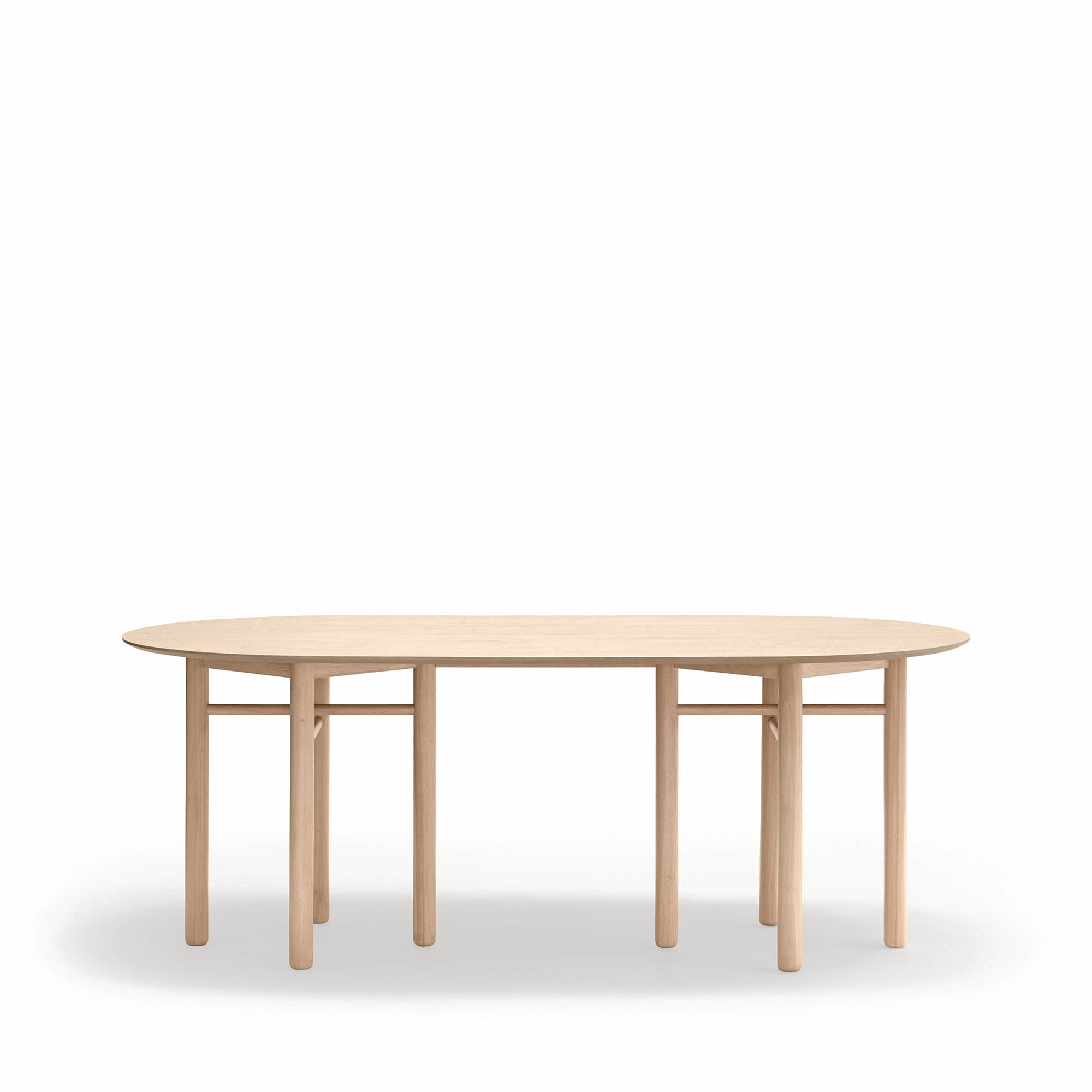Oval Table Junco 200X100 Light Natural