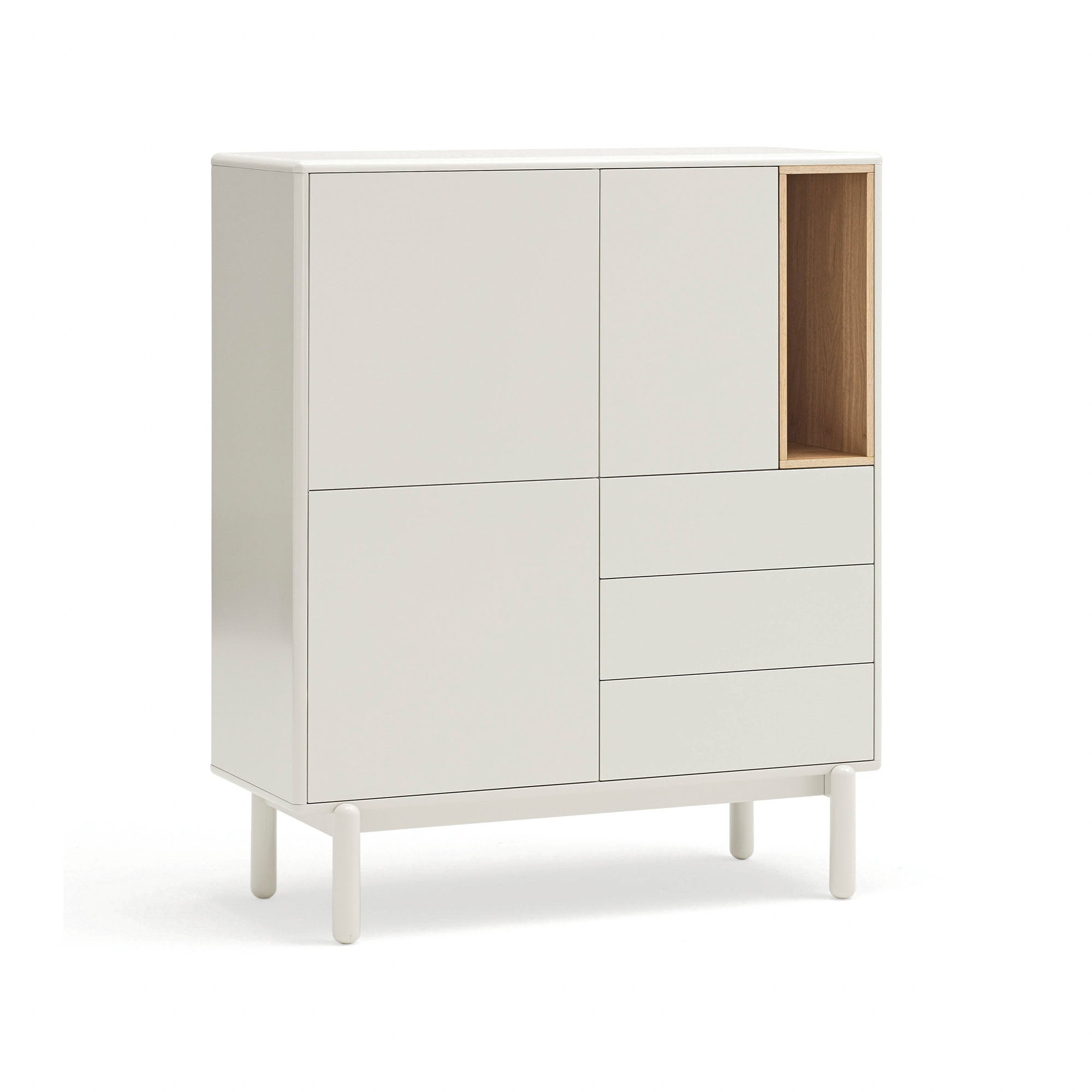 Occasional Cabinet Corvo 3D3Dr1H Cream