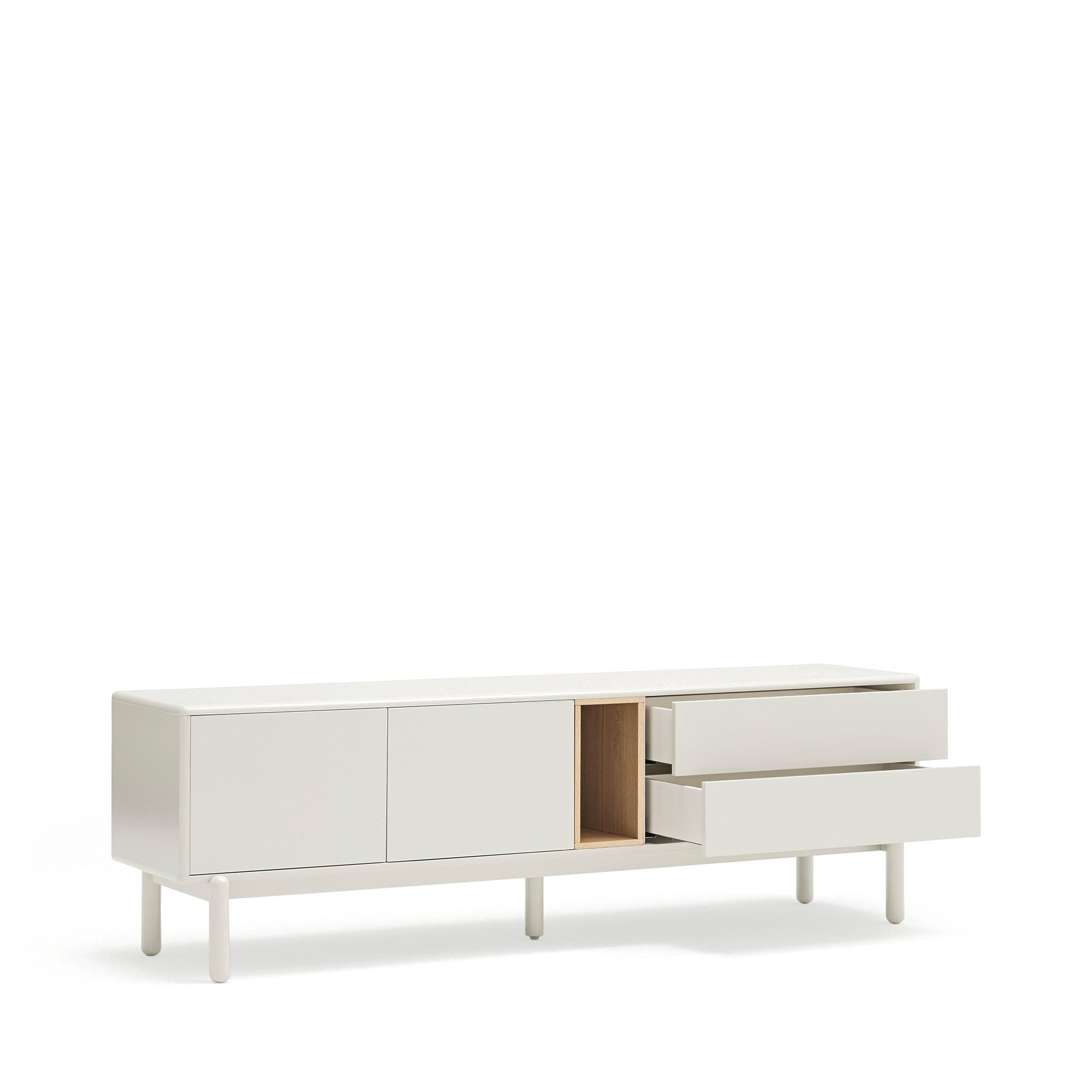 Tv Cabinet Corvo 2D2Dr1H 180Cm Cream