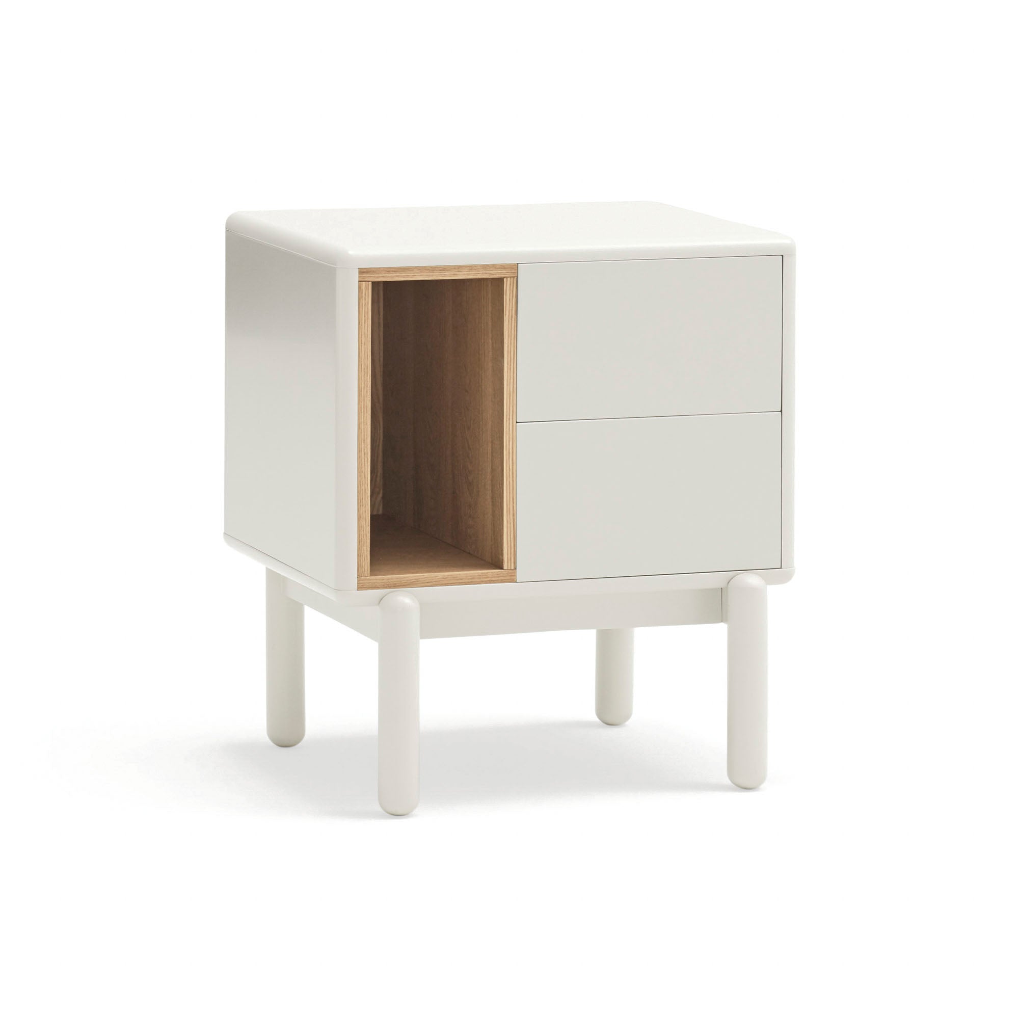Bedside Table Corvo 2C1H Cream