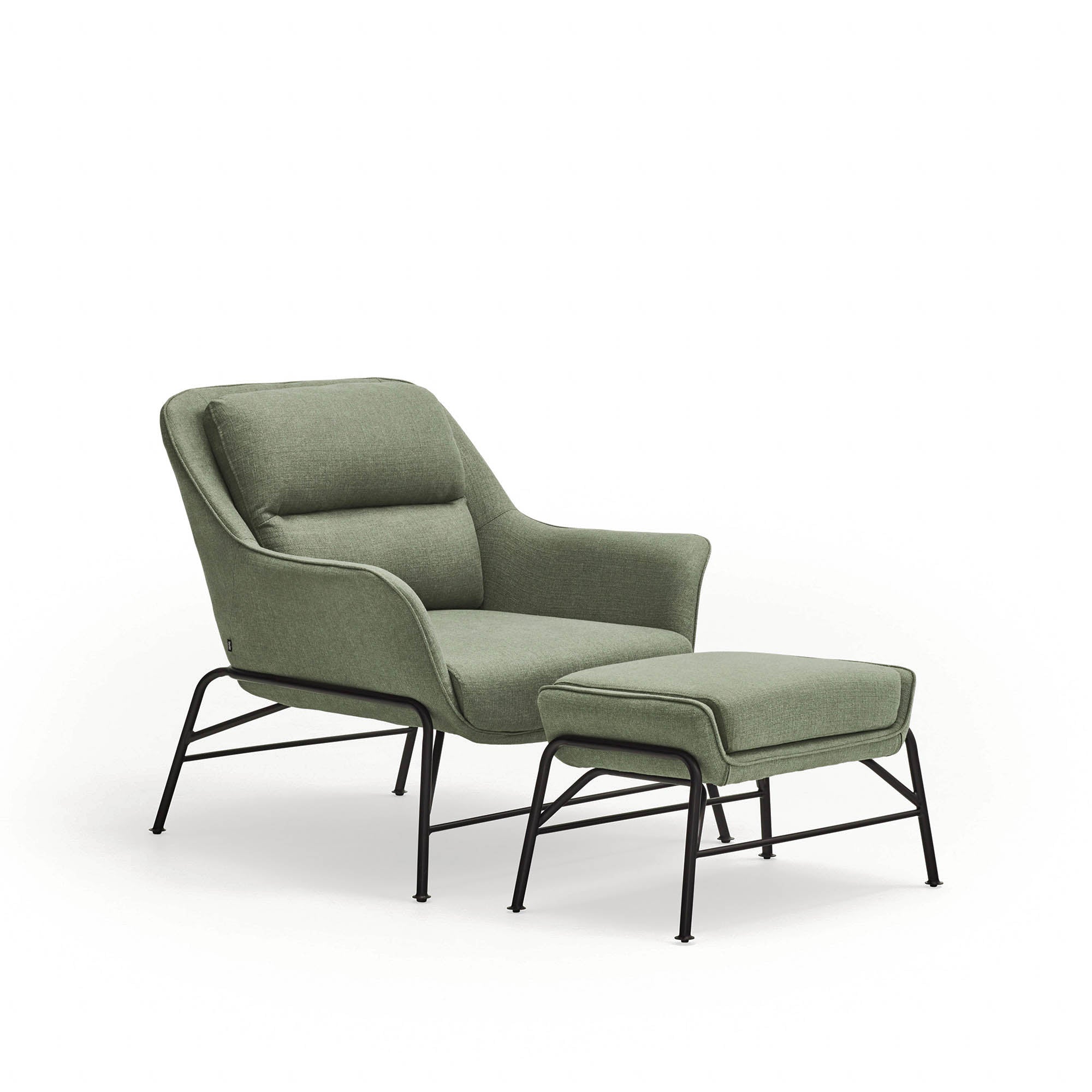 Pouffe Sadira Greeny Grey (1 Piece Per Box)Ox