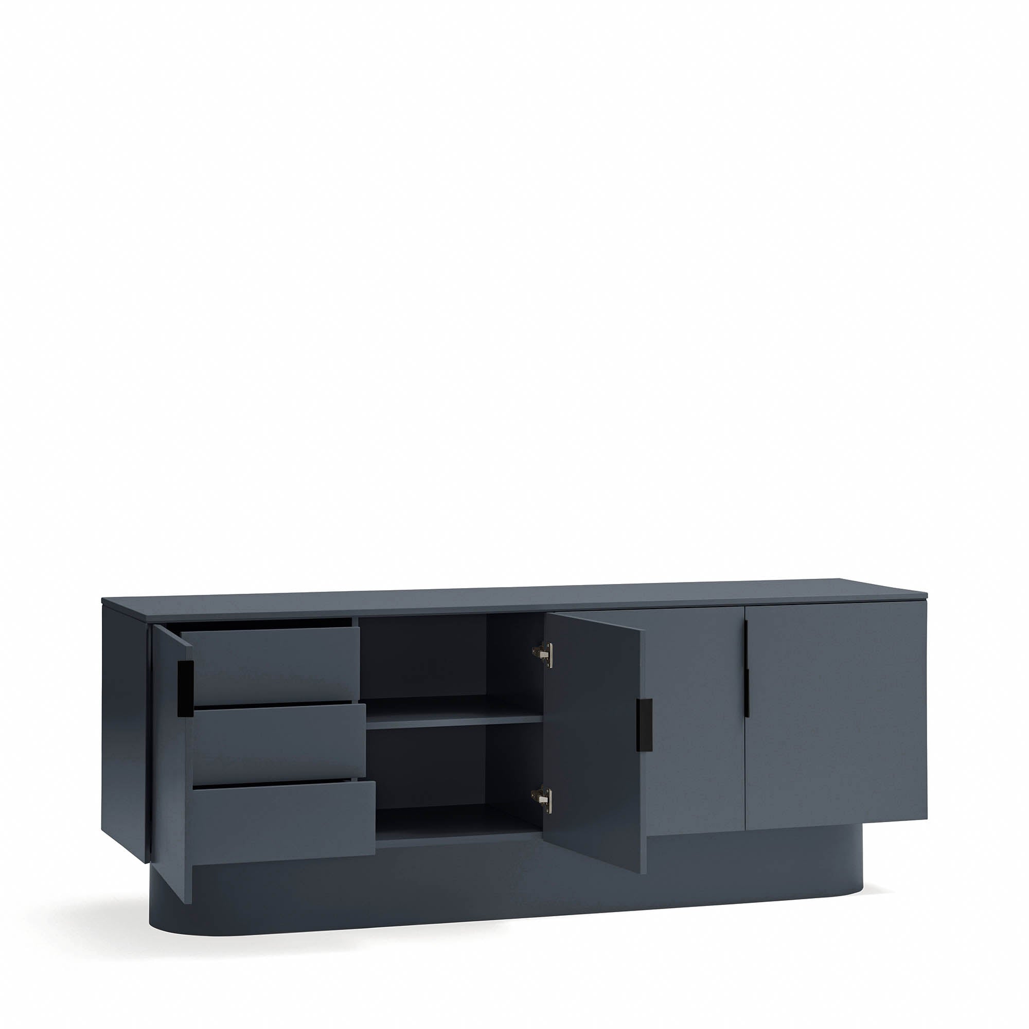 Sideboard Totem 4D3Dr Anthracite Gray