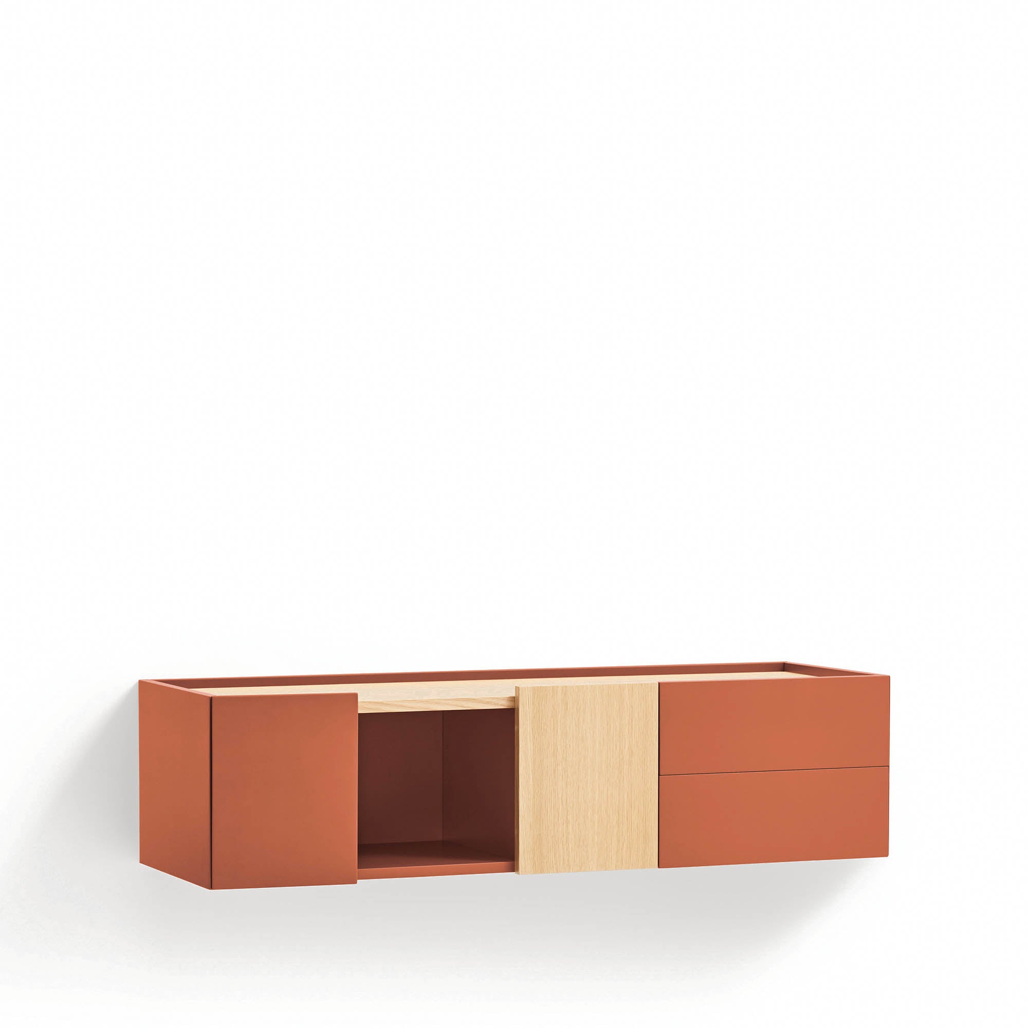 Console Otto 2D2Dr Brick/Oak