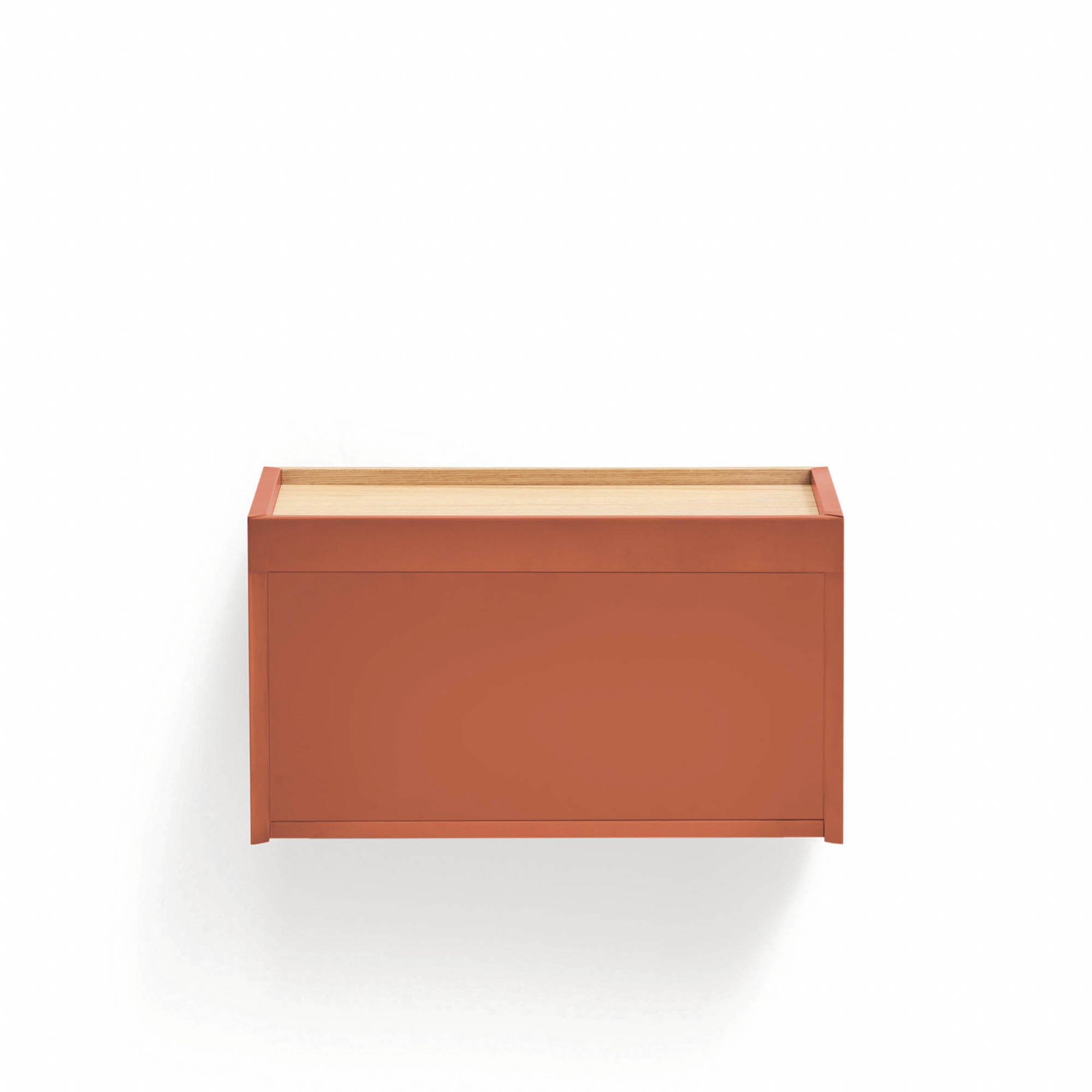 Bedside Table Otto 2Dr Brick/Oak