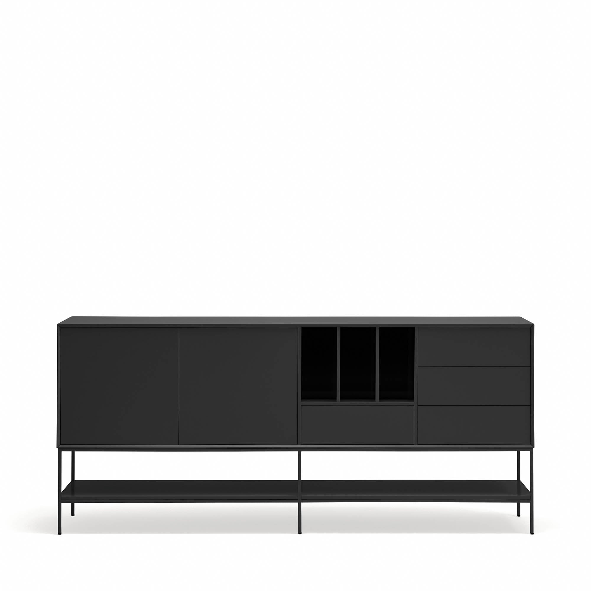 Sideboard Platt 2D4Dr3H 220Cm Black