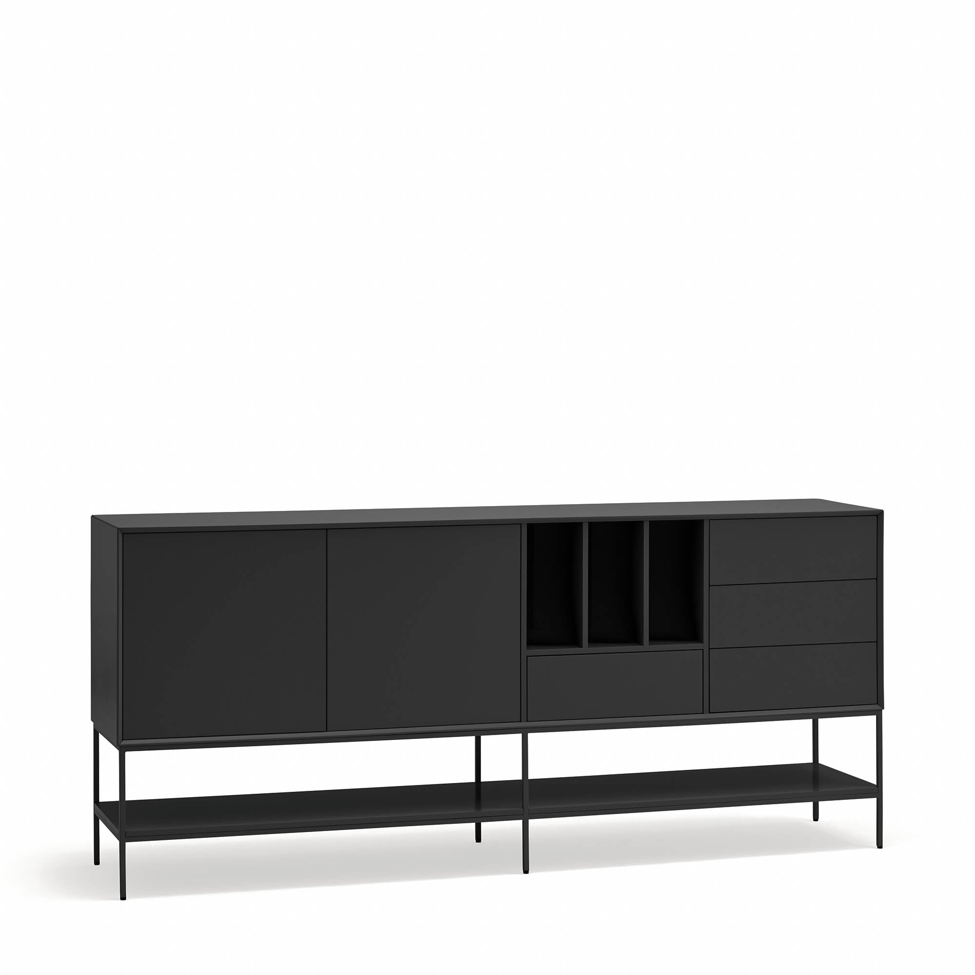 Sideboard Platt 2D4Dr3H 220Cm Black