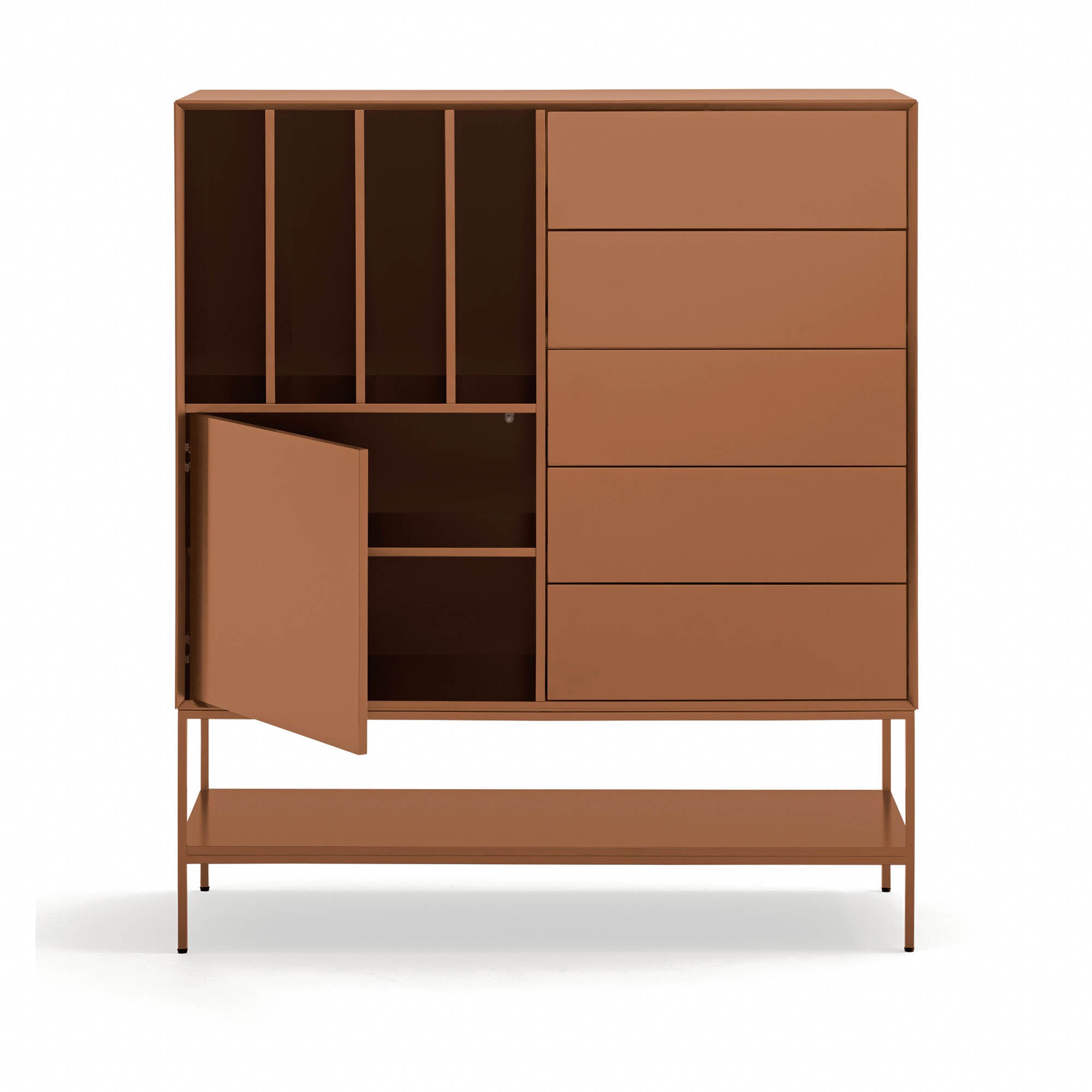 Occasional Cabinet Platt 2D4H5Dr 120Cm Clay