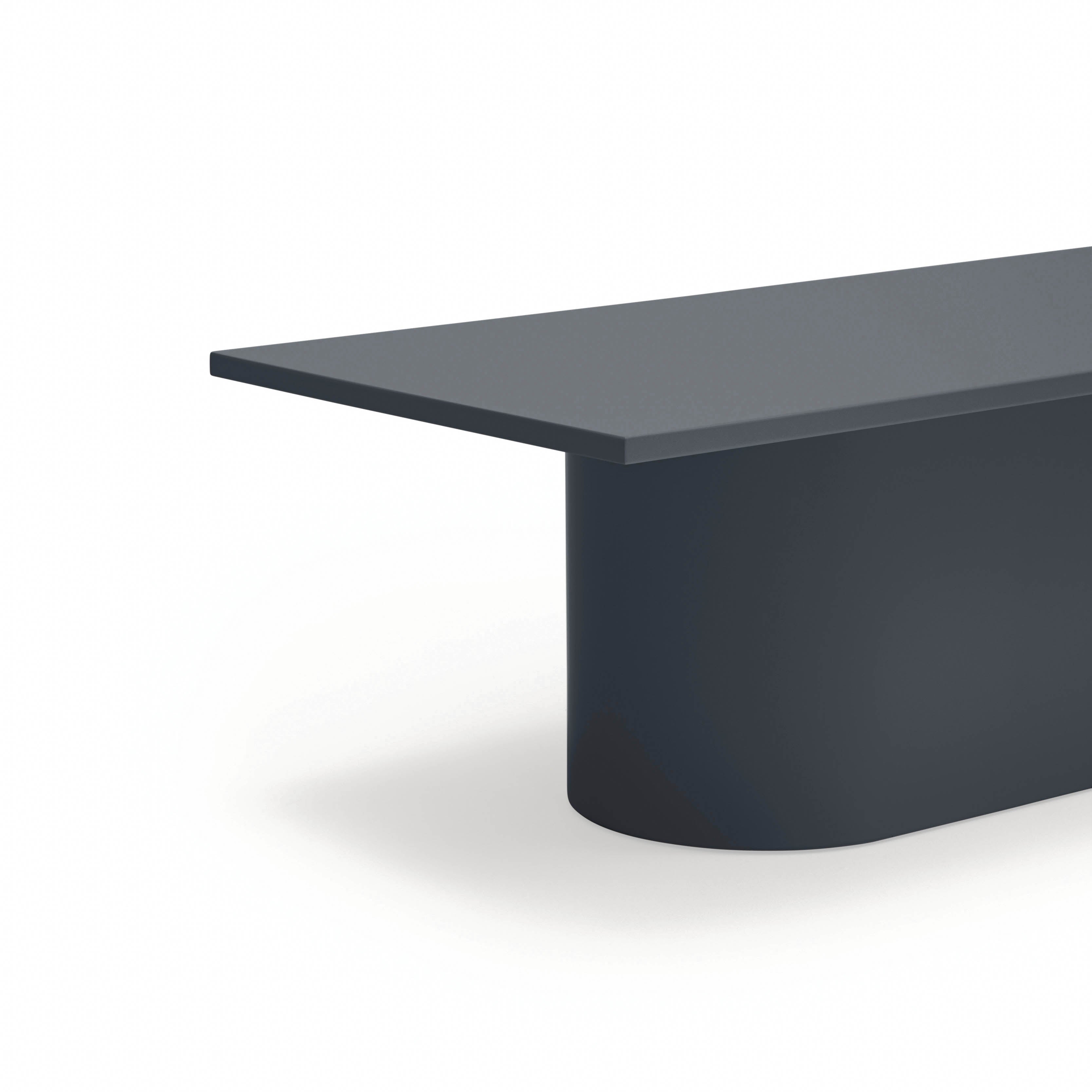 Coffe Table Rect. Totem 1100X500 Anthracite Gray