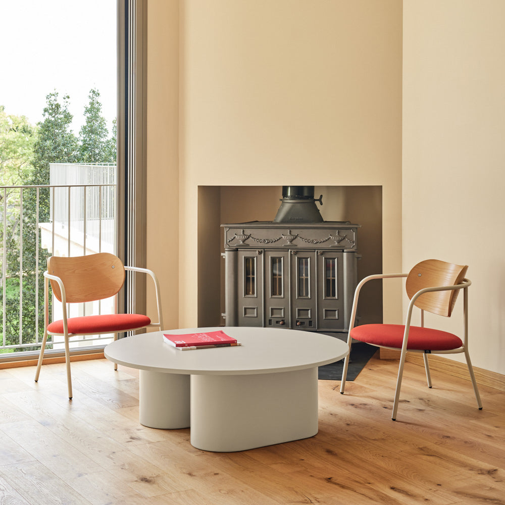 Round Coffee Table Totem 1100X1100 Sand