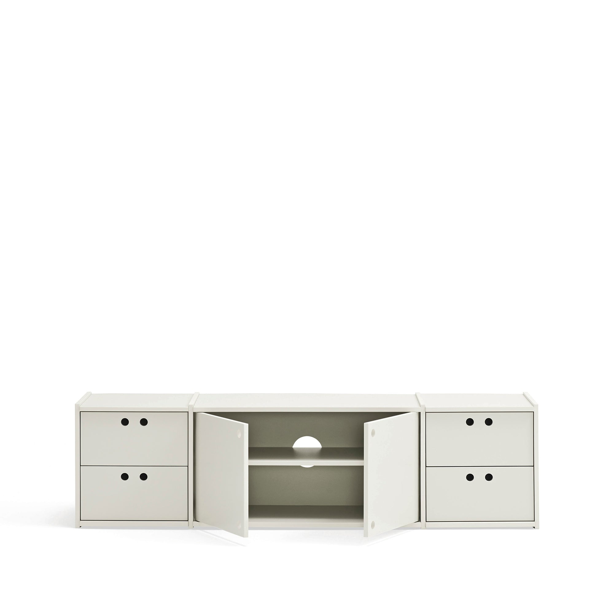 WALLY TV Bench in Cream by Teulat