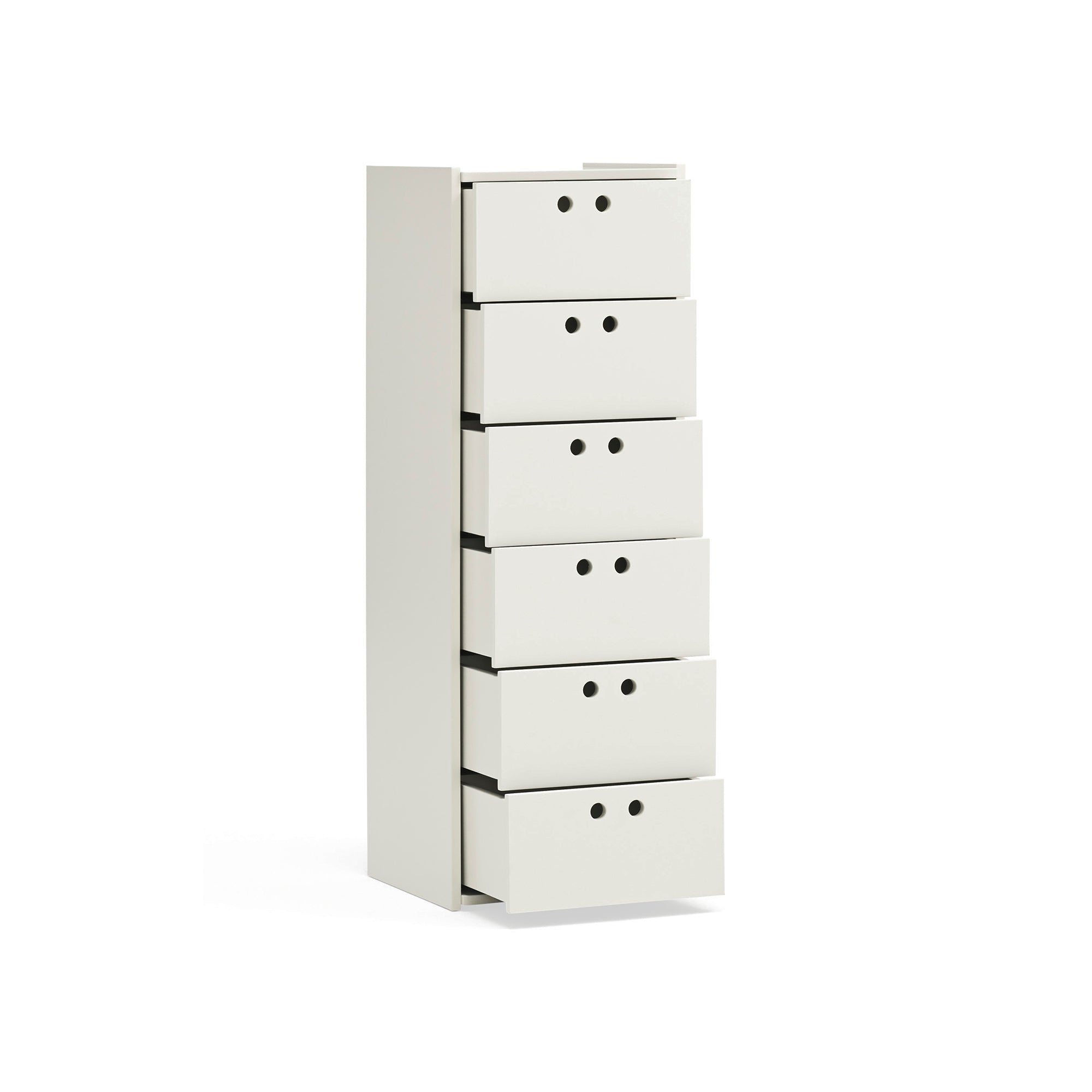 Tall Chest Wally – Cream | 40×40×118 cm