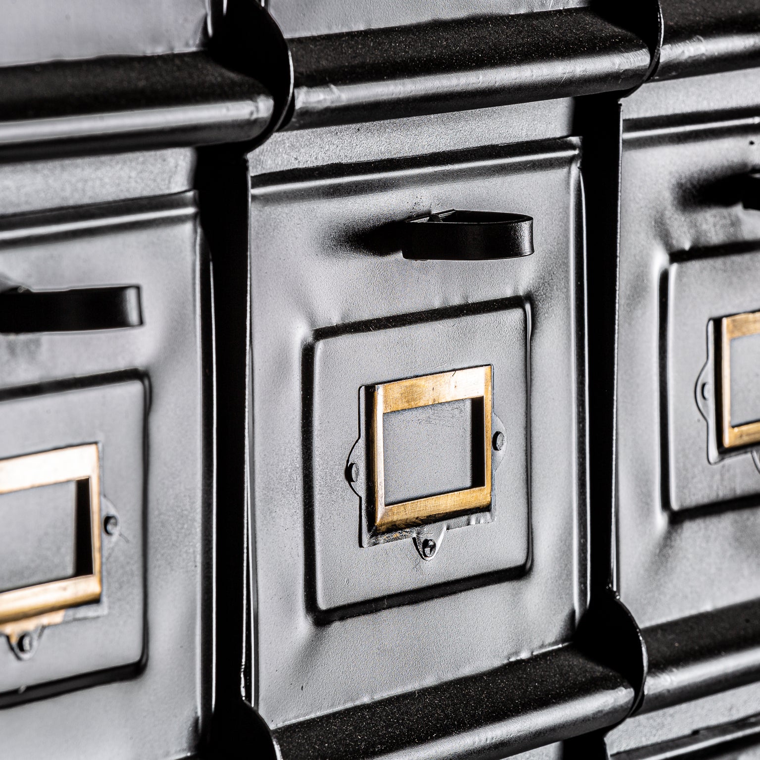 Lomza Industrial Chest of Drawers - Black Wrought Iron Storage