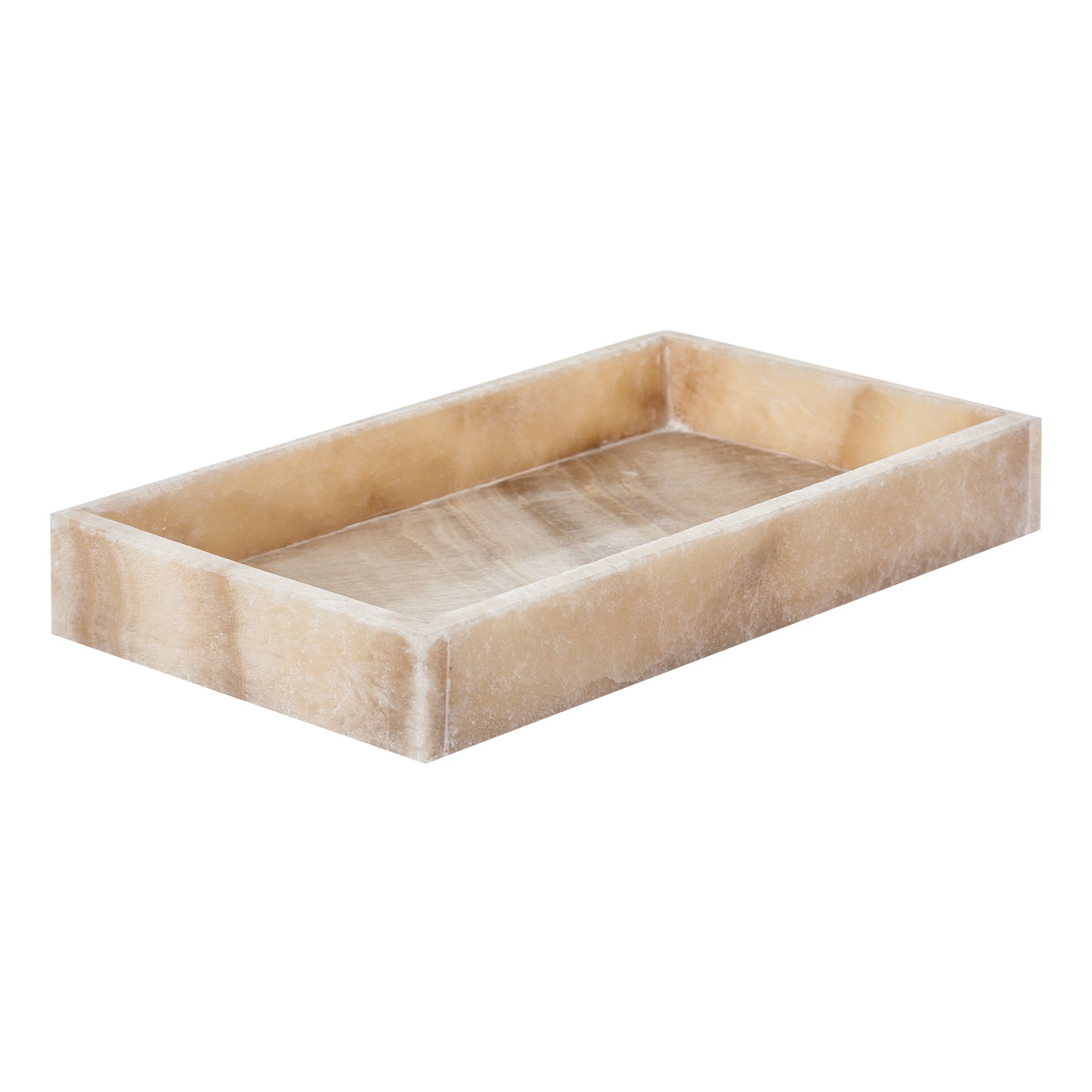 Daily Nordic Onyx Tray - Ivory Stone Serving Tray