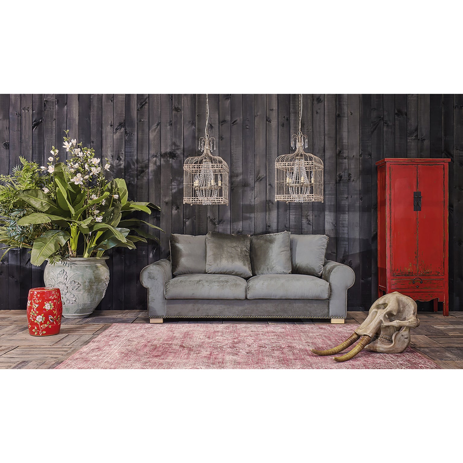 Bananero Shabby Chic Artificial Plant - Green Banana Tree