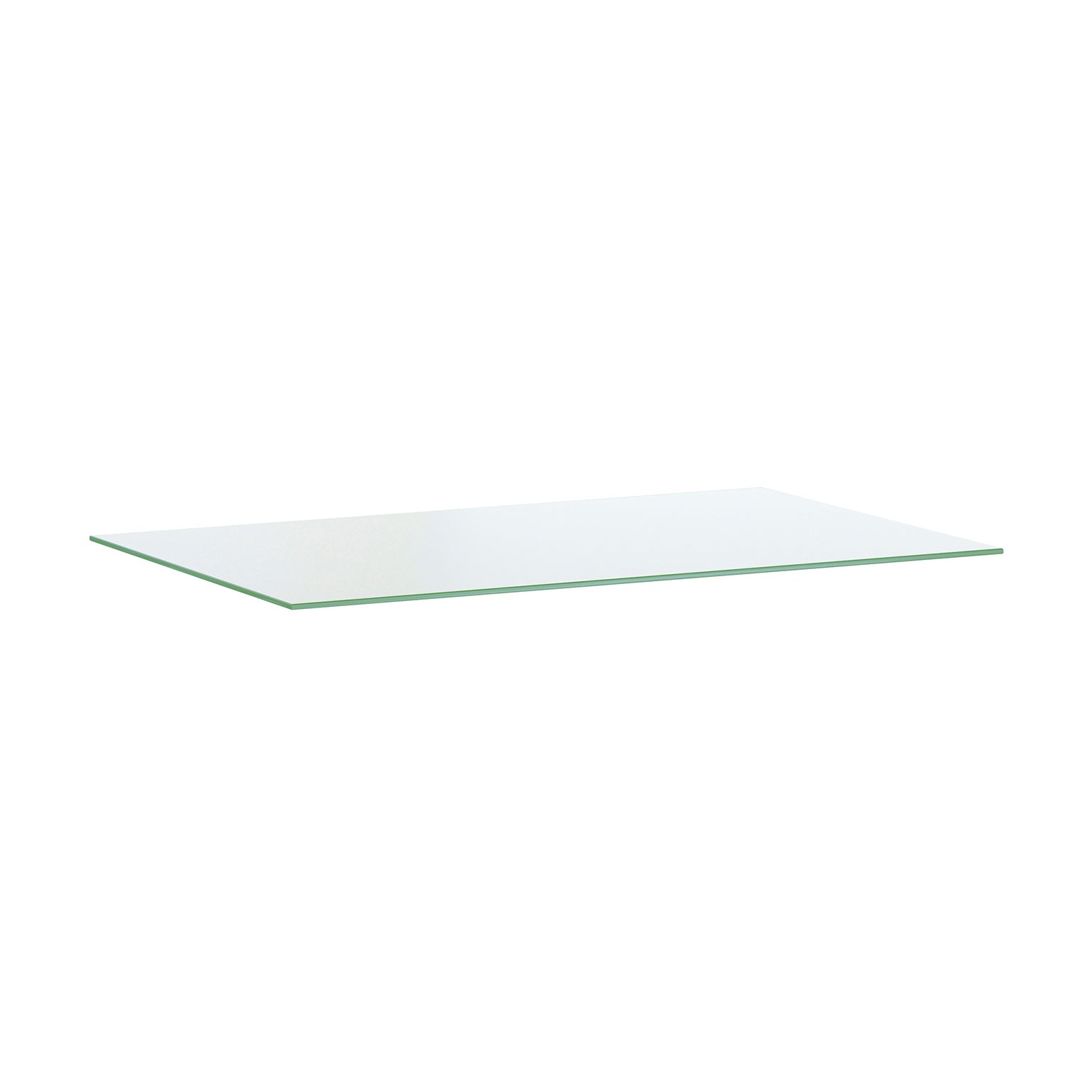 Classic Rectangular Glass Panel - Transparent Tempered Finish