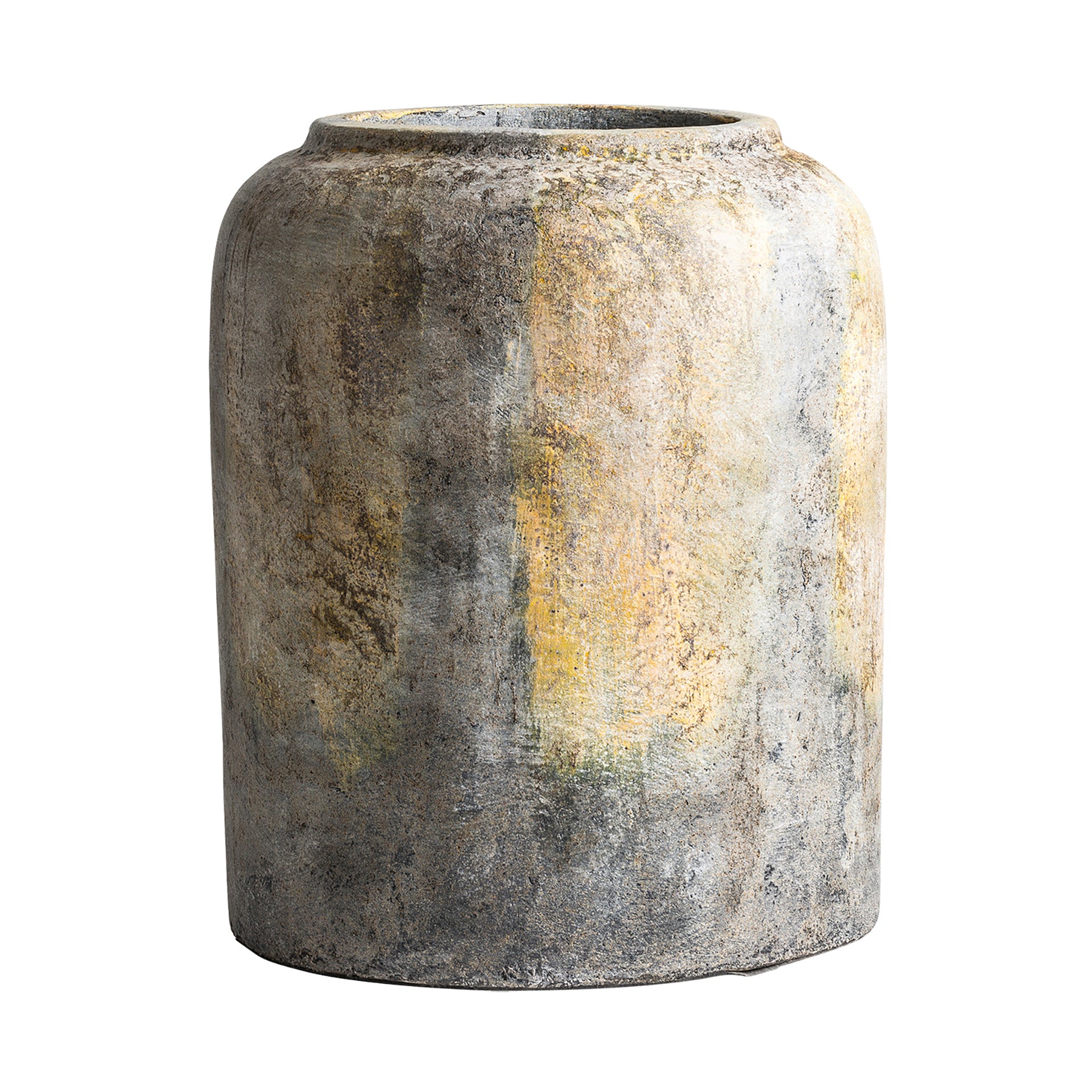 Grey Terracotta Plant Pot - Ethnic Style Planter