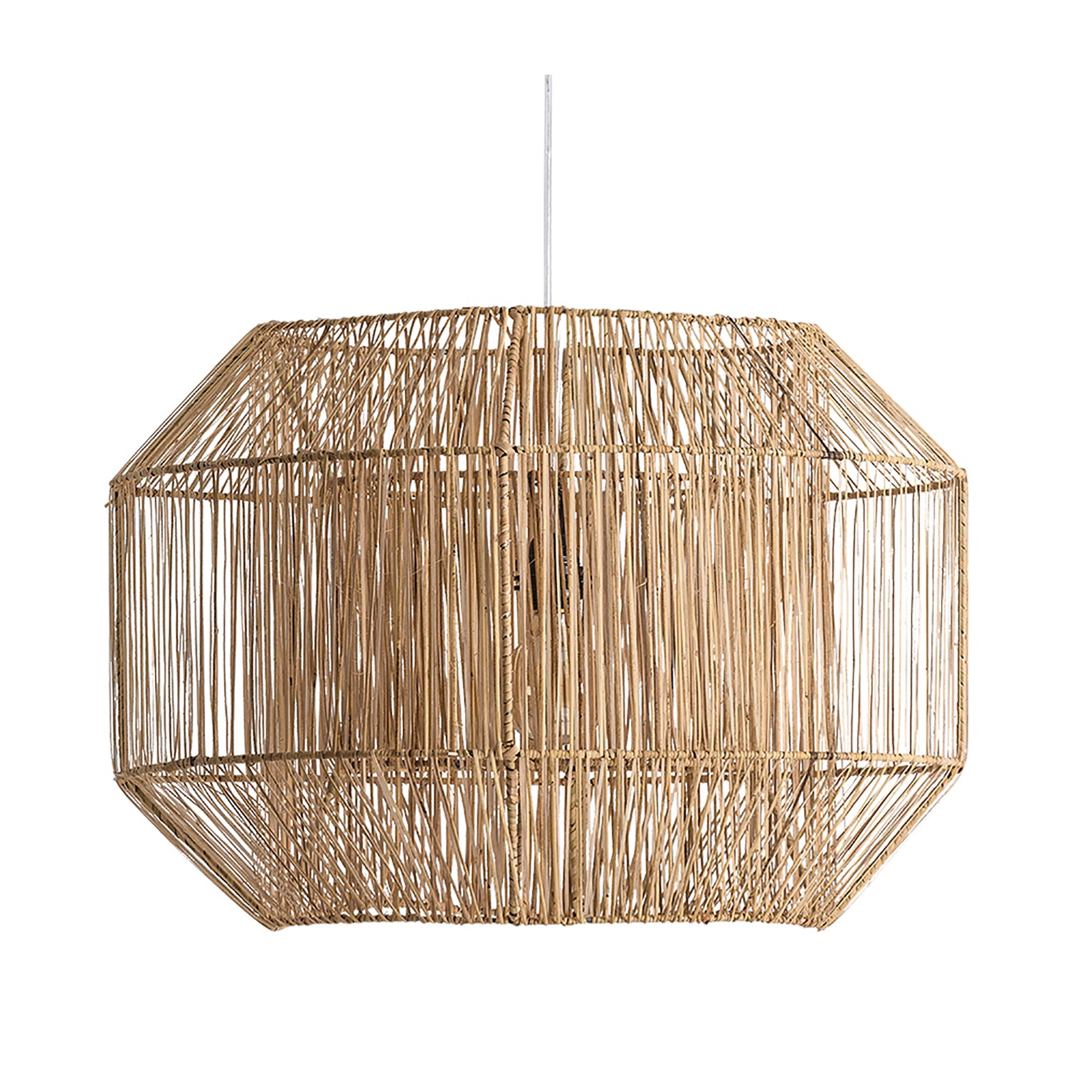 SOLSKUGGA Rattan Ceiling Lamp