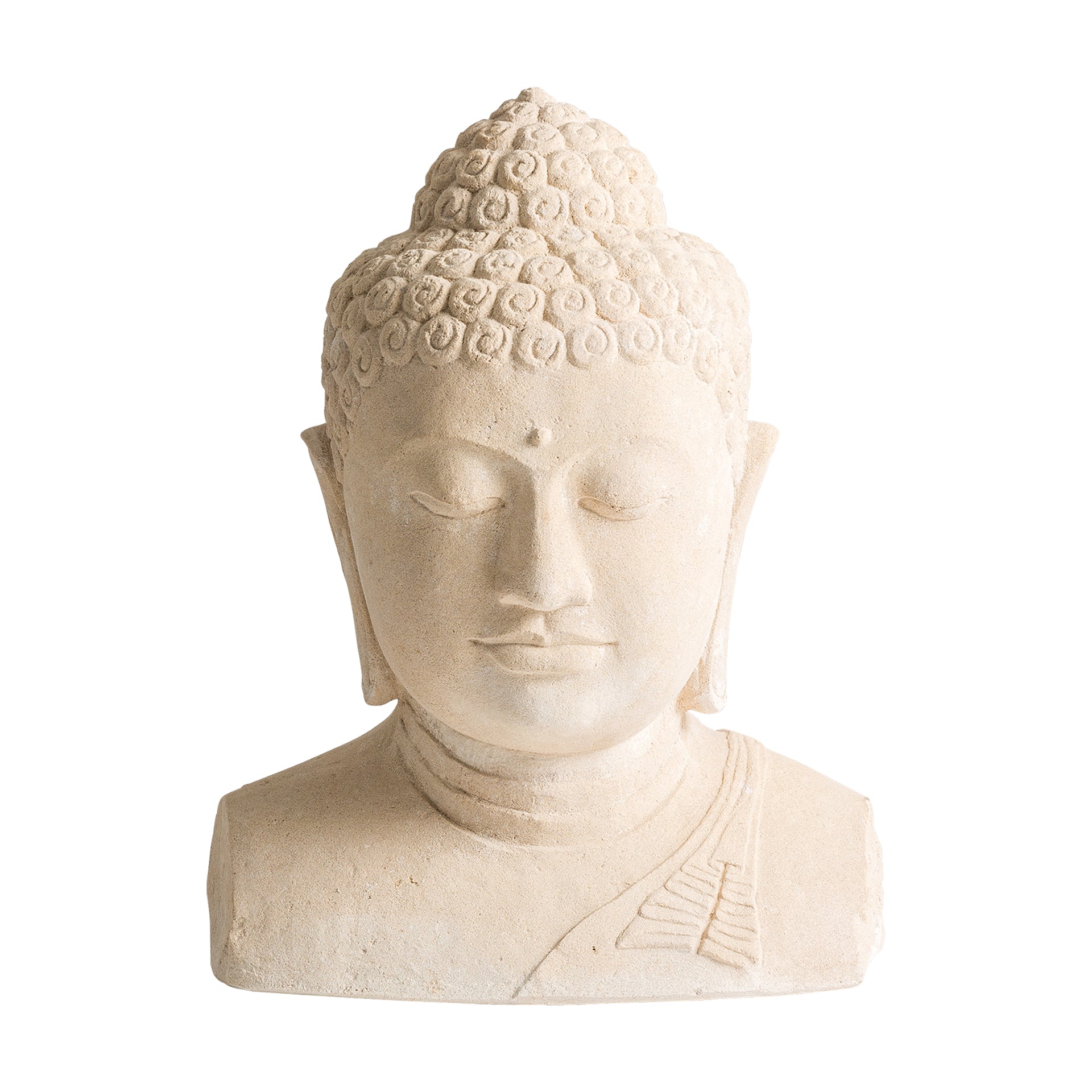 BUDDHA Concrete Bust
