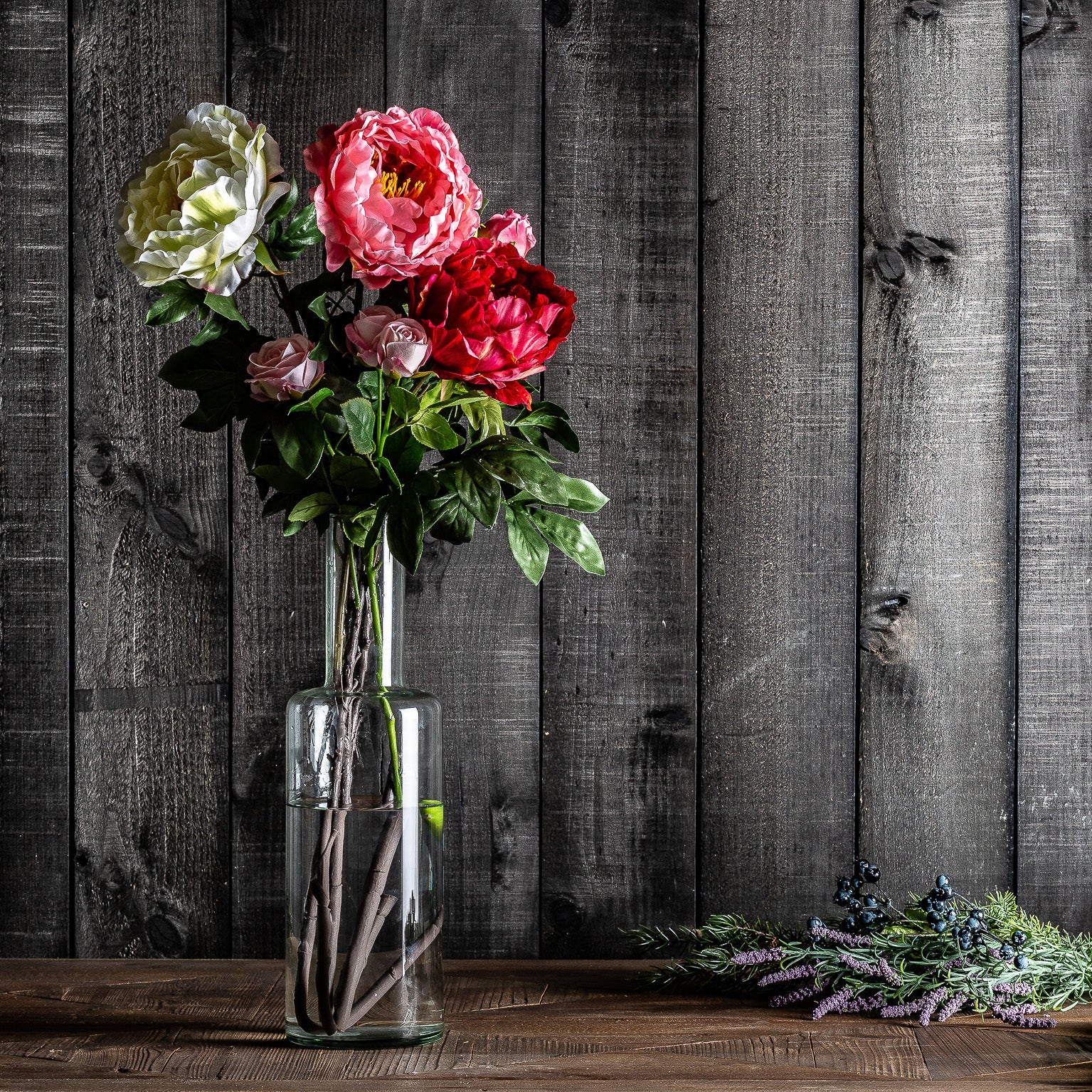 Artificial Rose Plant – Pink Botanical Decor