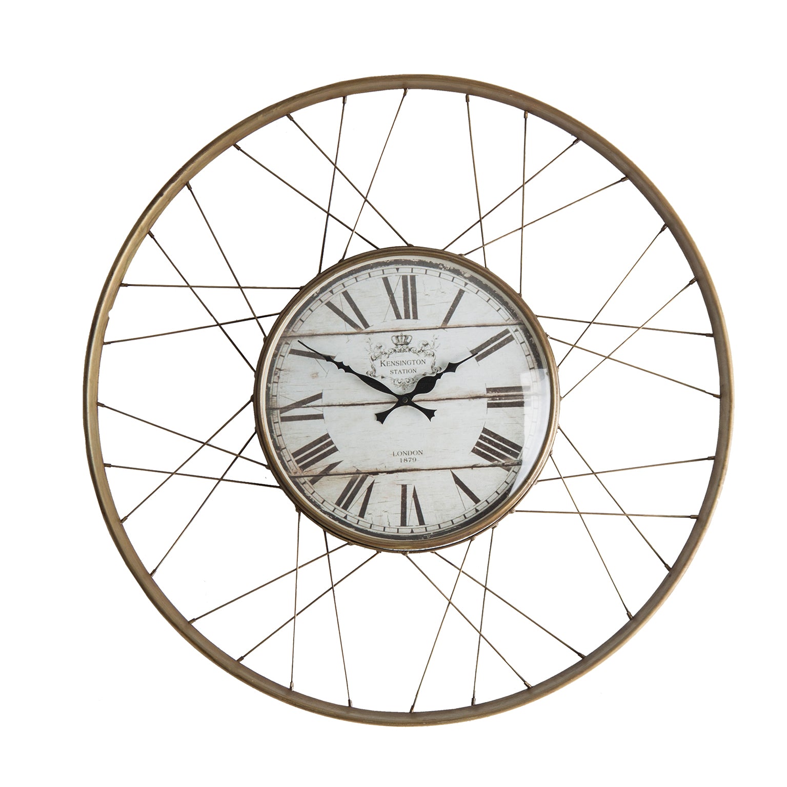 Art Deco Gold Crystal Clock - GREER