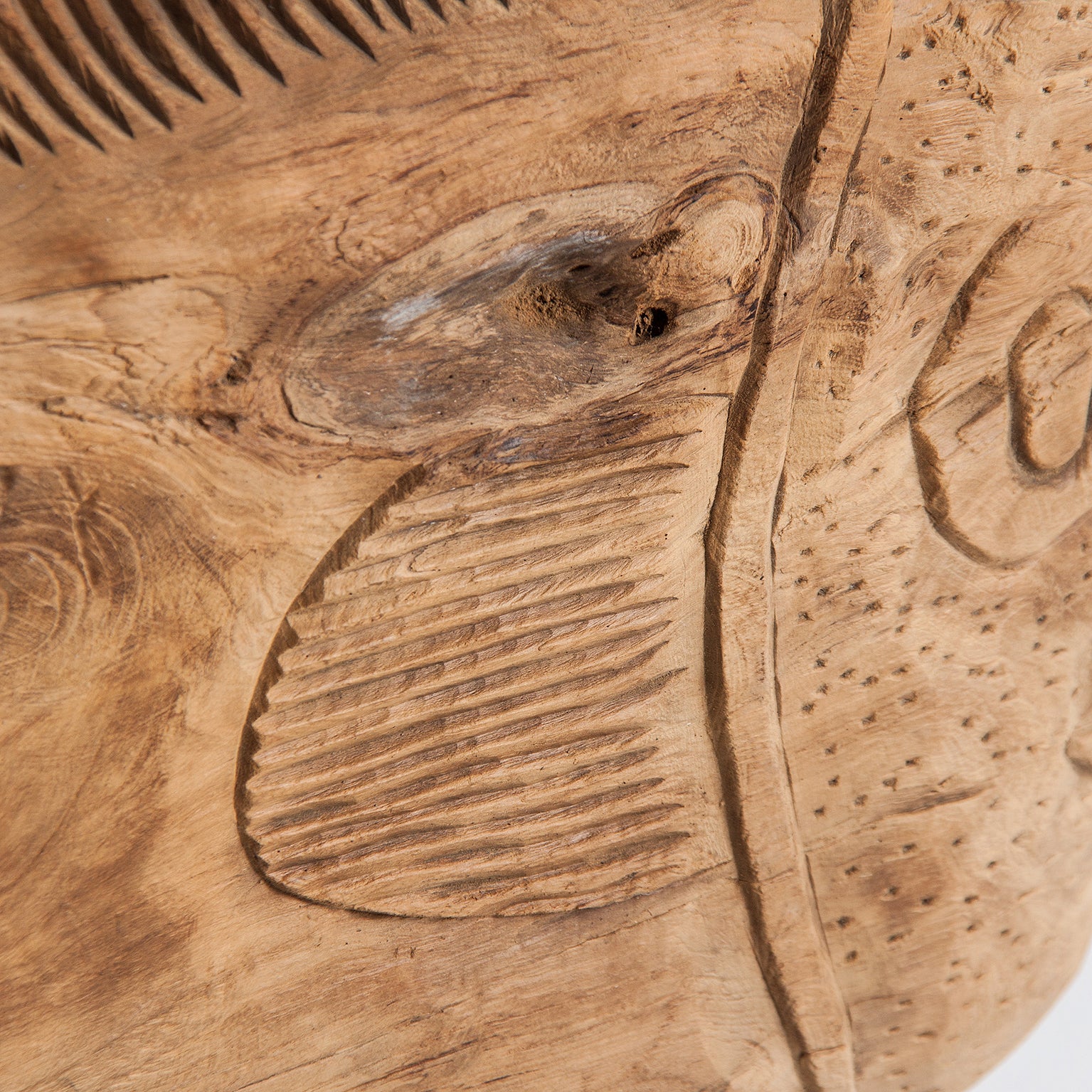 Taskent Teak Wood Decorative Figure - Ethnic Style