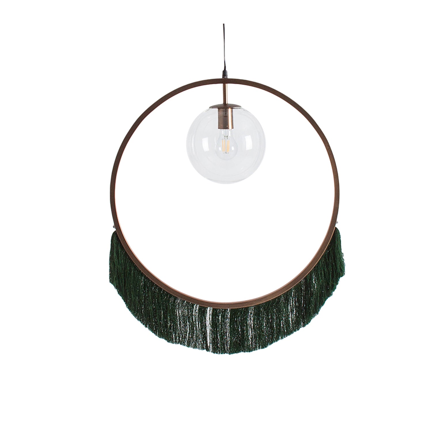 Bulevard Ceiling Lamp – Shabby Chic Brass & Crystal