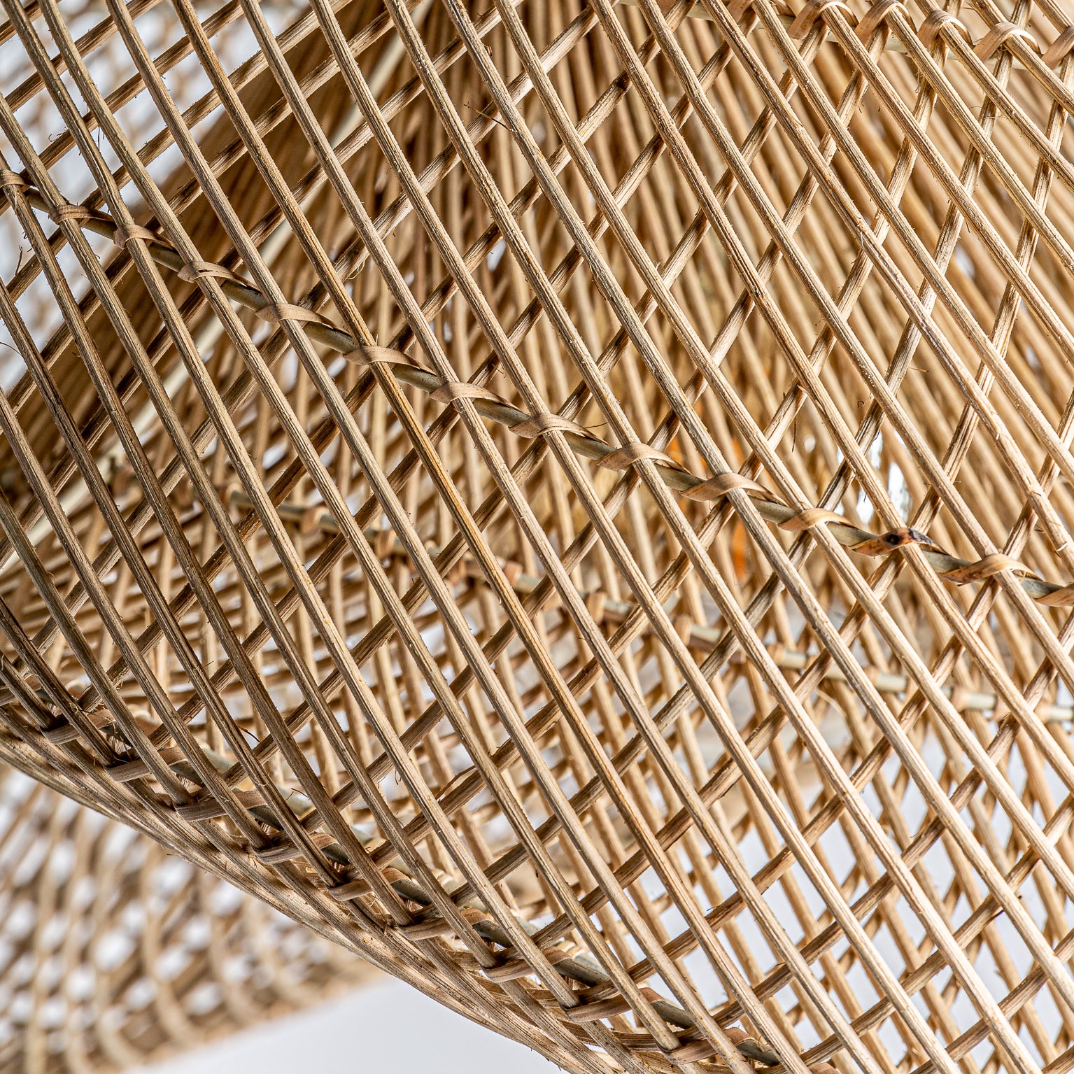 LJUSKRONA Rattan Ceiling Lamp