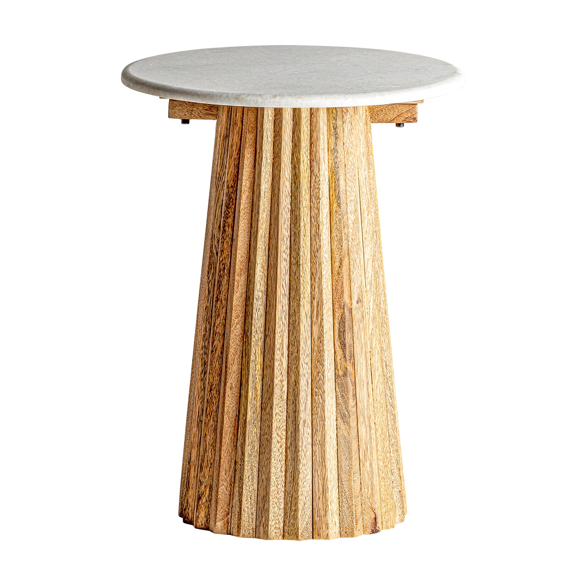 PLISSÉ WOOD BAR TABLE