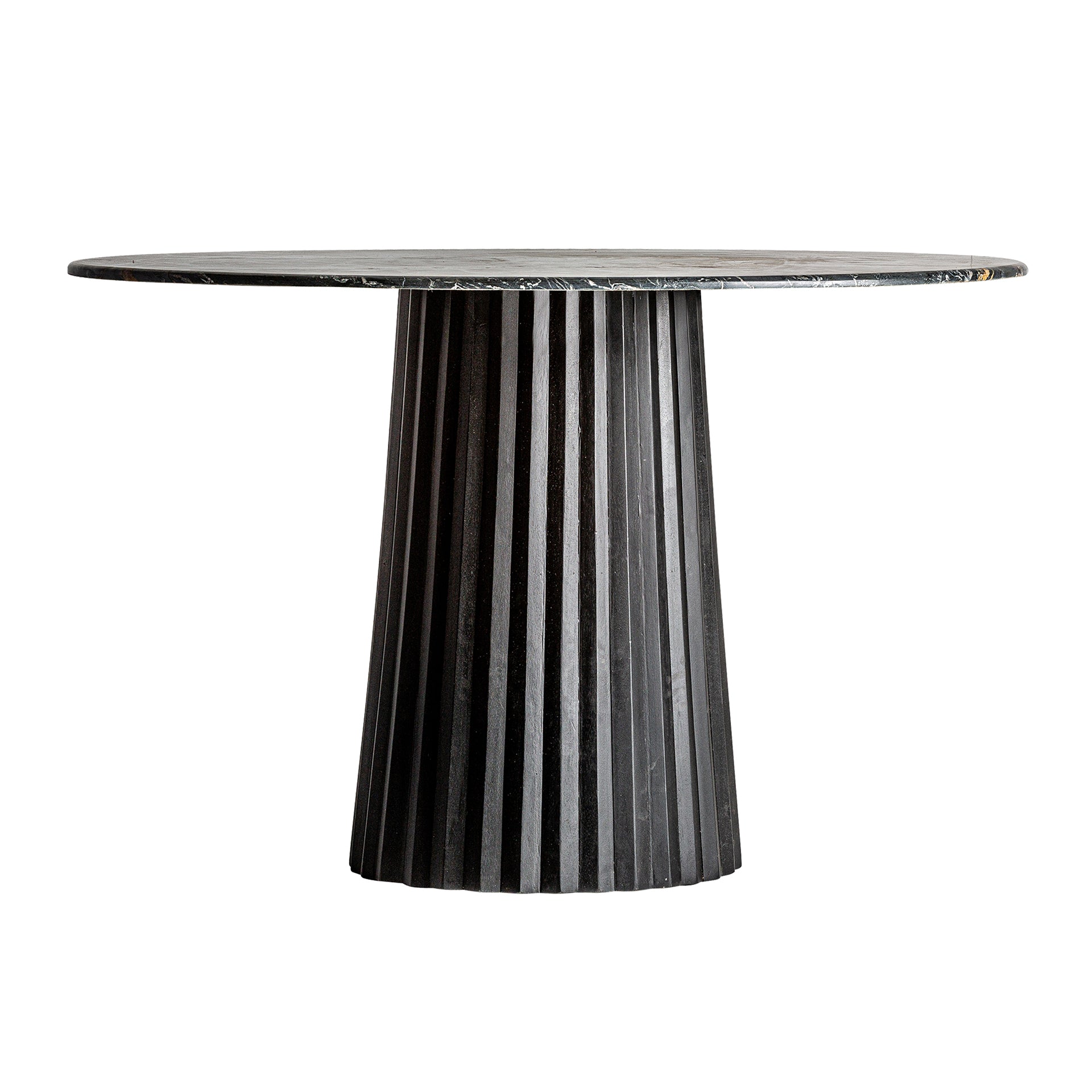 PLISSÉ WOOD DINING TABLE