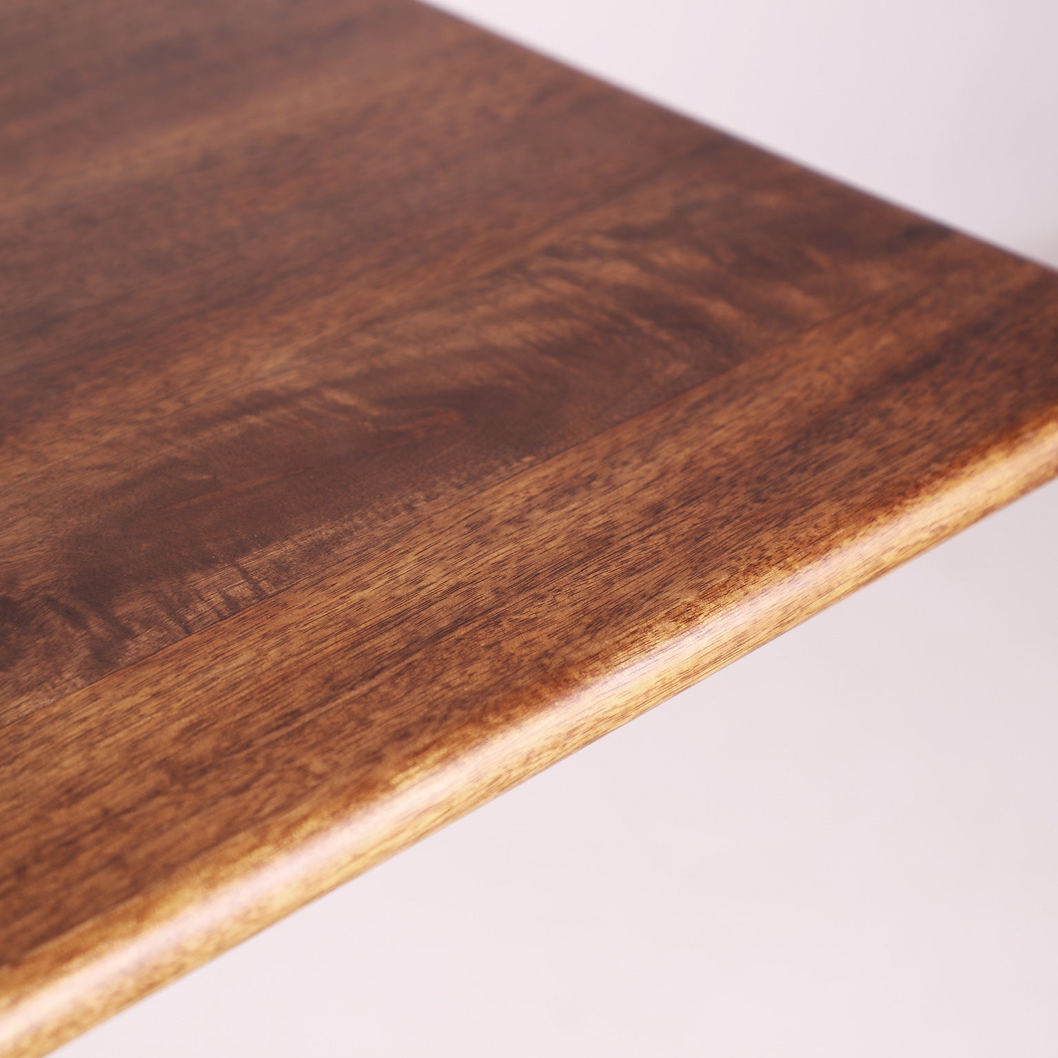 Baud Contemporary Mango Wood Desk - Mahogany Finish