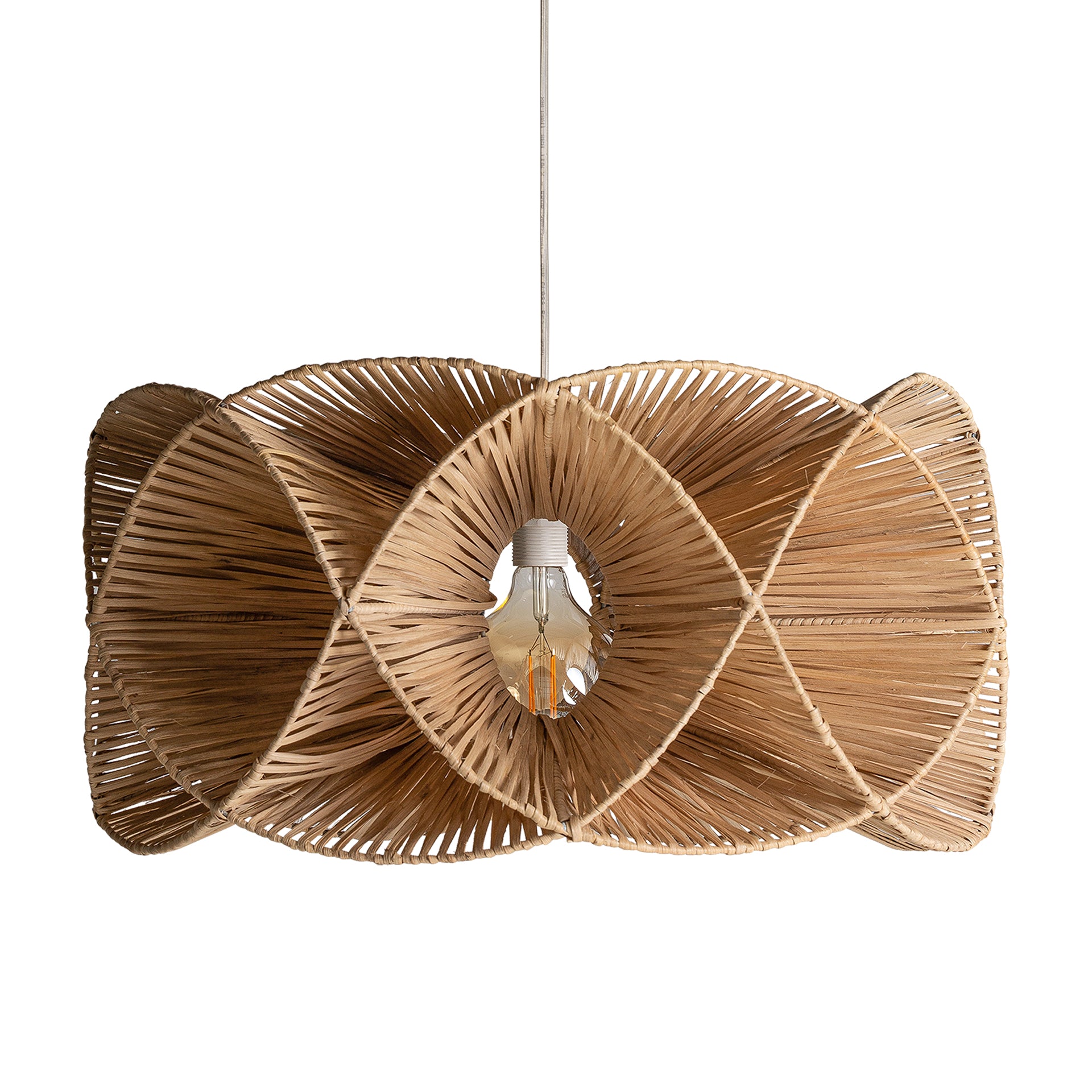 Ljuskrona Rattan Ceiling Lamp