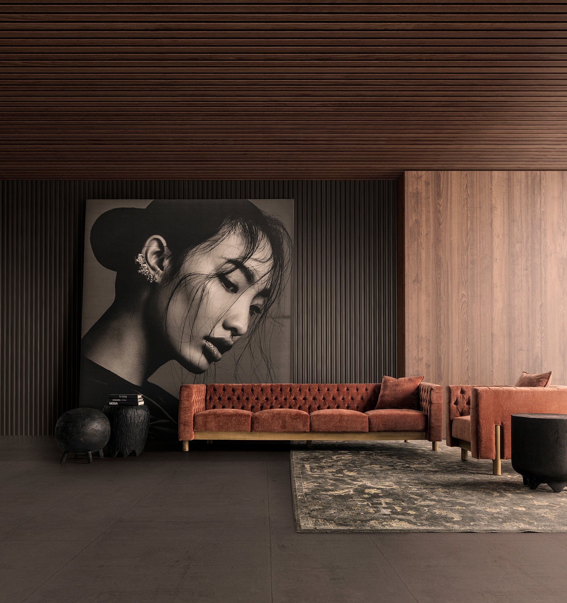 Kepoi Ethnic Side Table - Charred Suar Wood