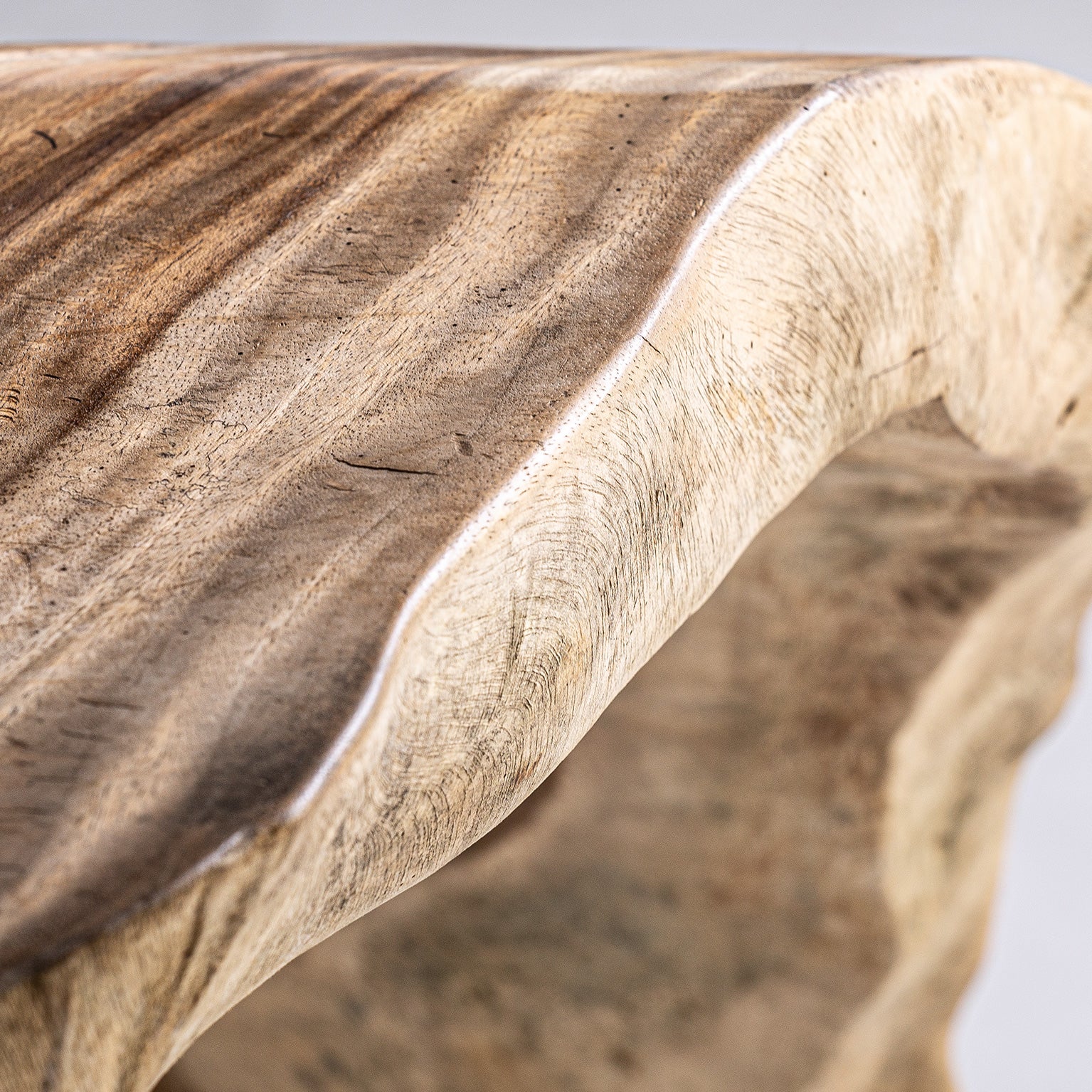 YELKI Ethnic Console Table - Tropical Wood Brown