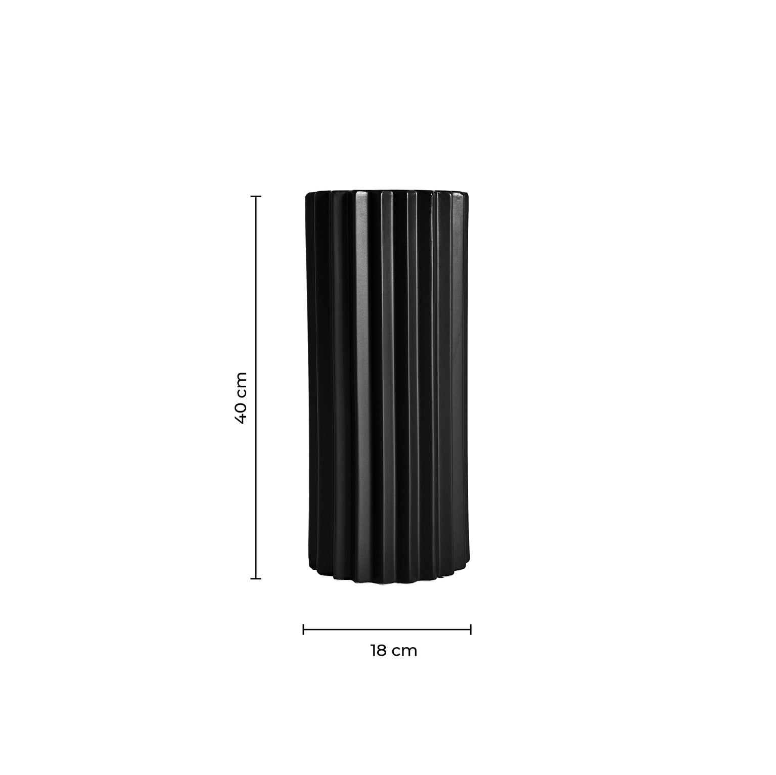 PLISSÉ STONE VASE