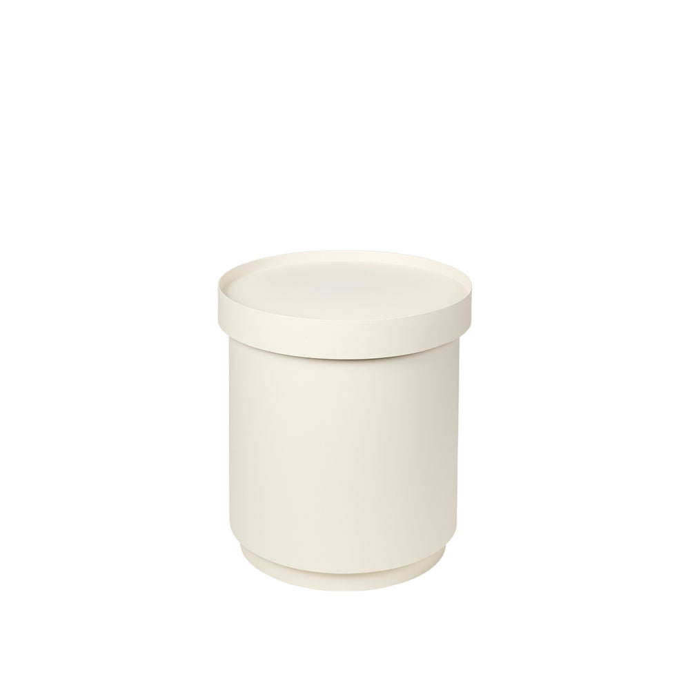 Ninna Storage Side Table - Nordic Oak & Metal Design