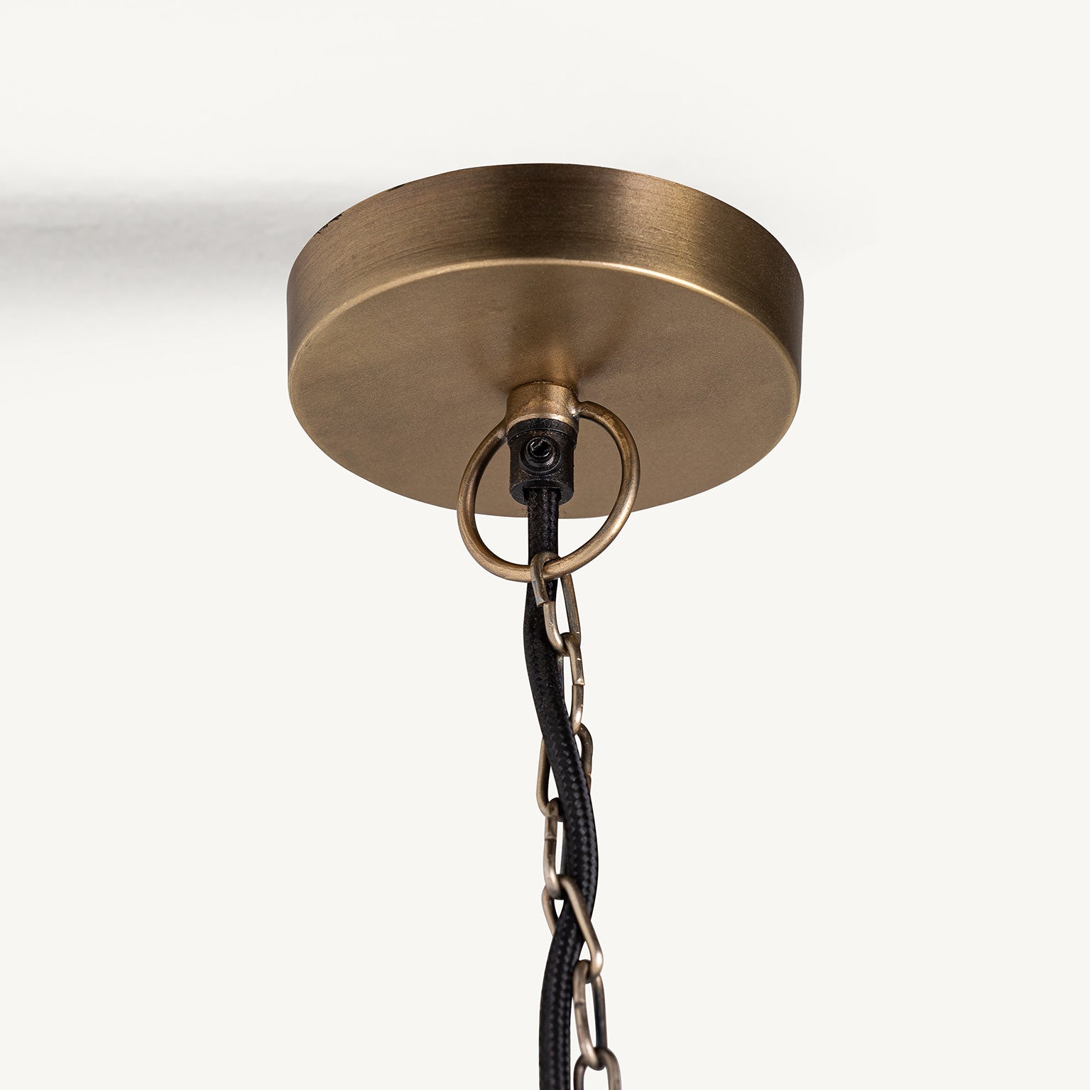 Art Deco Ceiling Lamp - Gold Iron Pendant Light