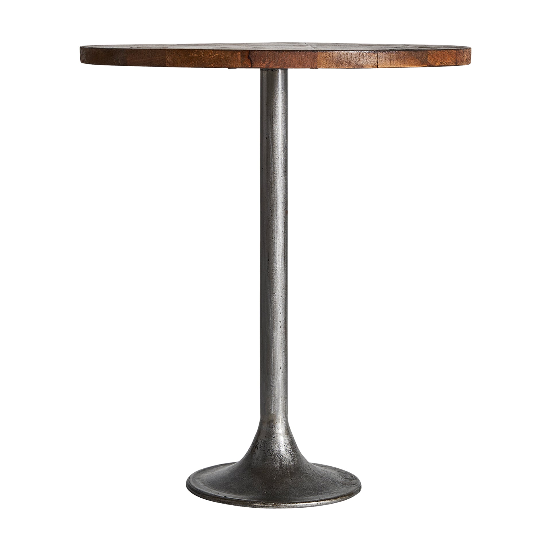 Tyler Industrial Bar Table - Grey Iron & Mango Wood