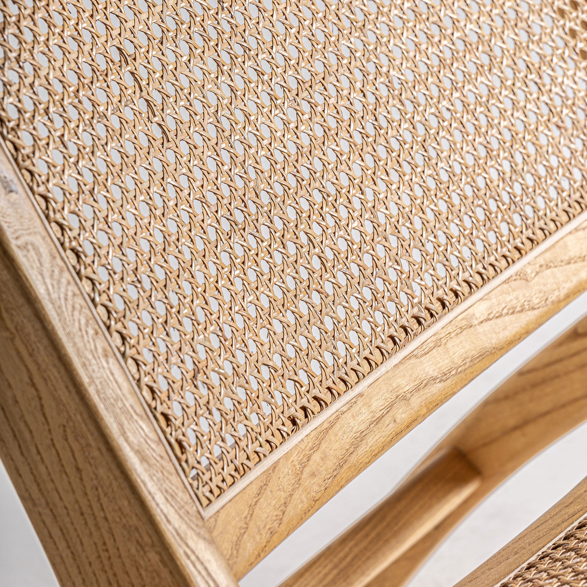 Servoz Contemporary Birch Armchair - Brown