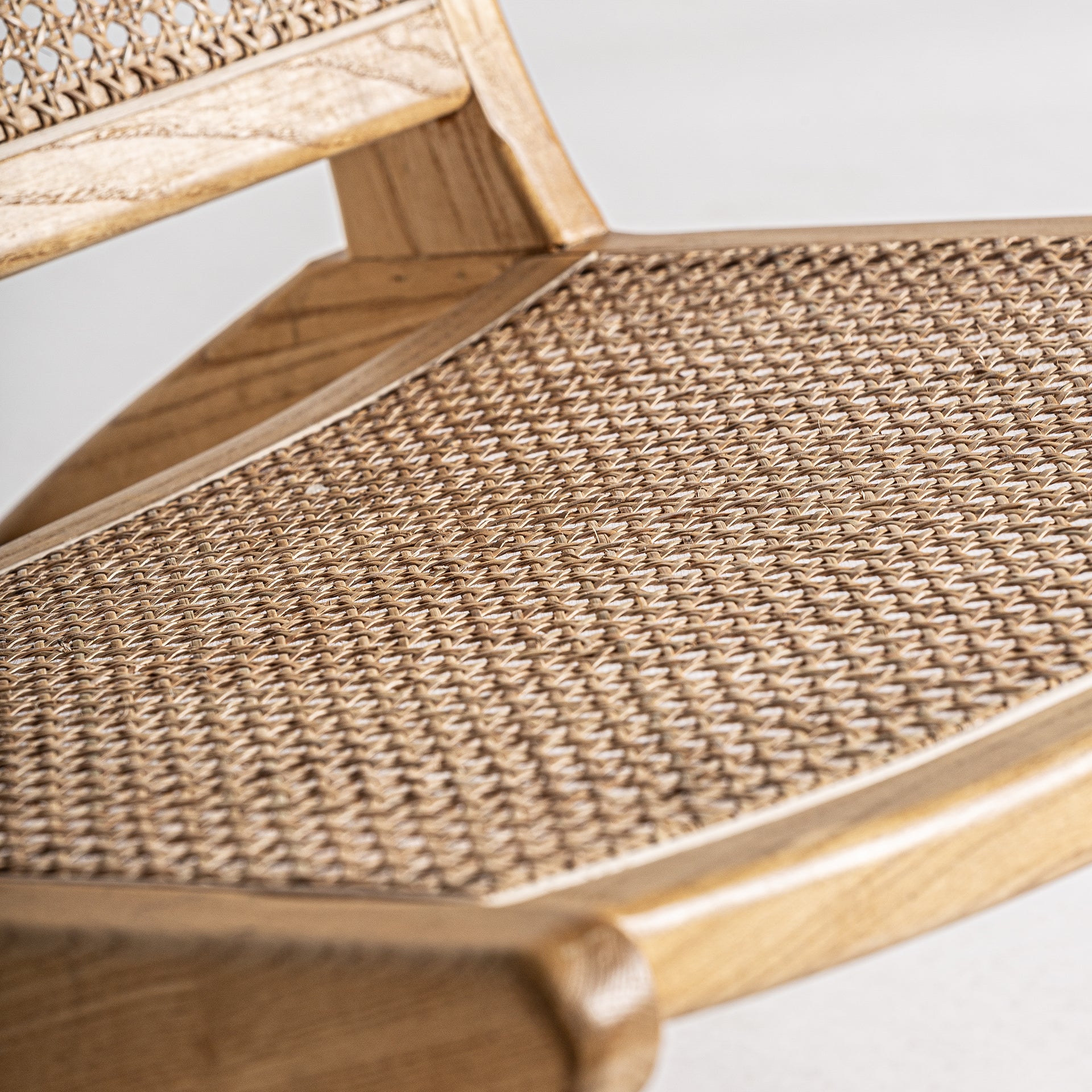 Servoz Contemporary Birch Armchair - Brown