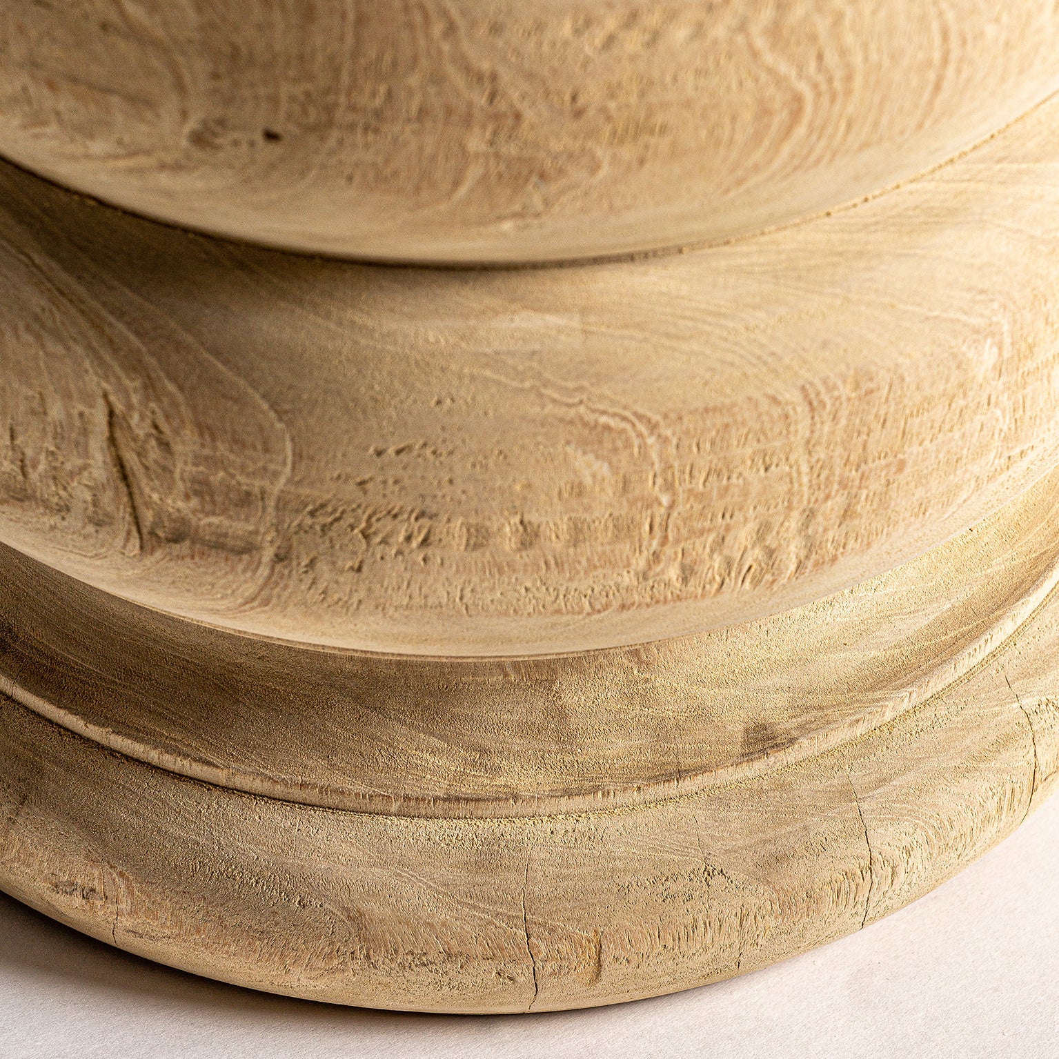 Vouxell Mango Wood Footrest - Kitsch Brown Ottoman Stool