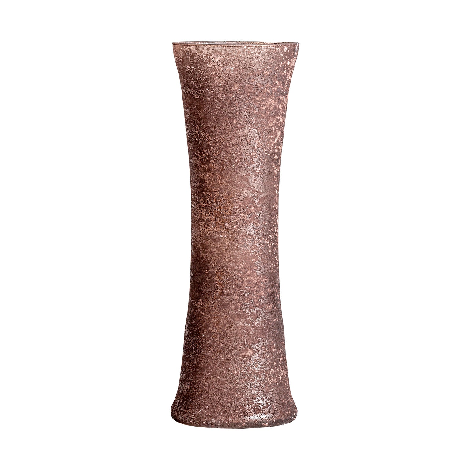 Gieler Art Deco Crystal Vase - Brown Distressed Finish