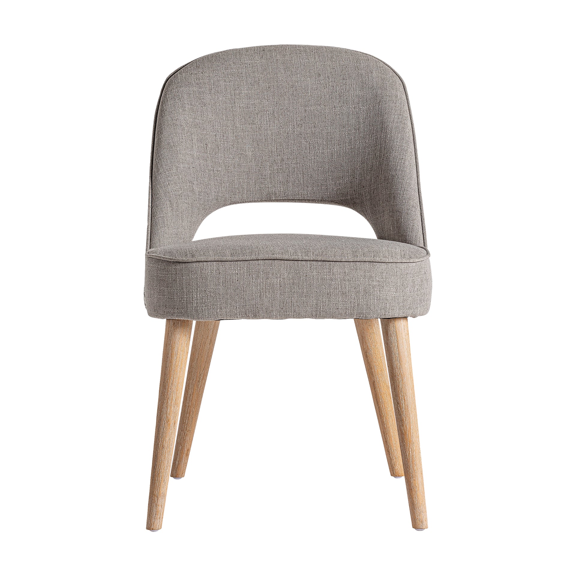 Calce Contemporary Velvet Chair - Grey