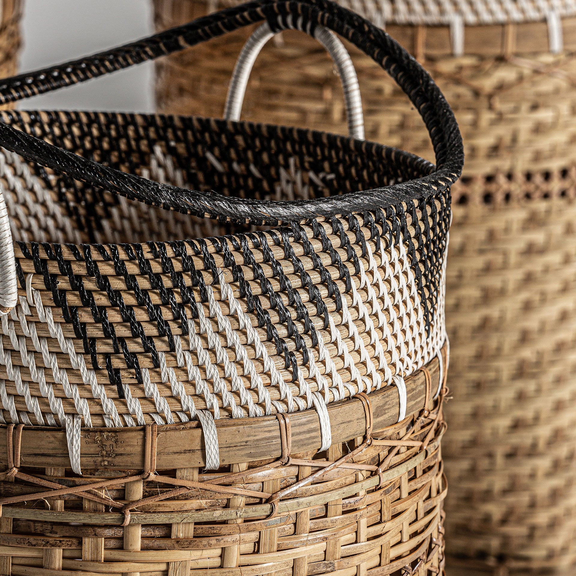 KORGBY Rattan Storage Basket Set