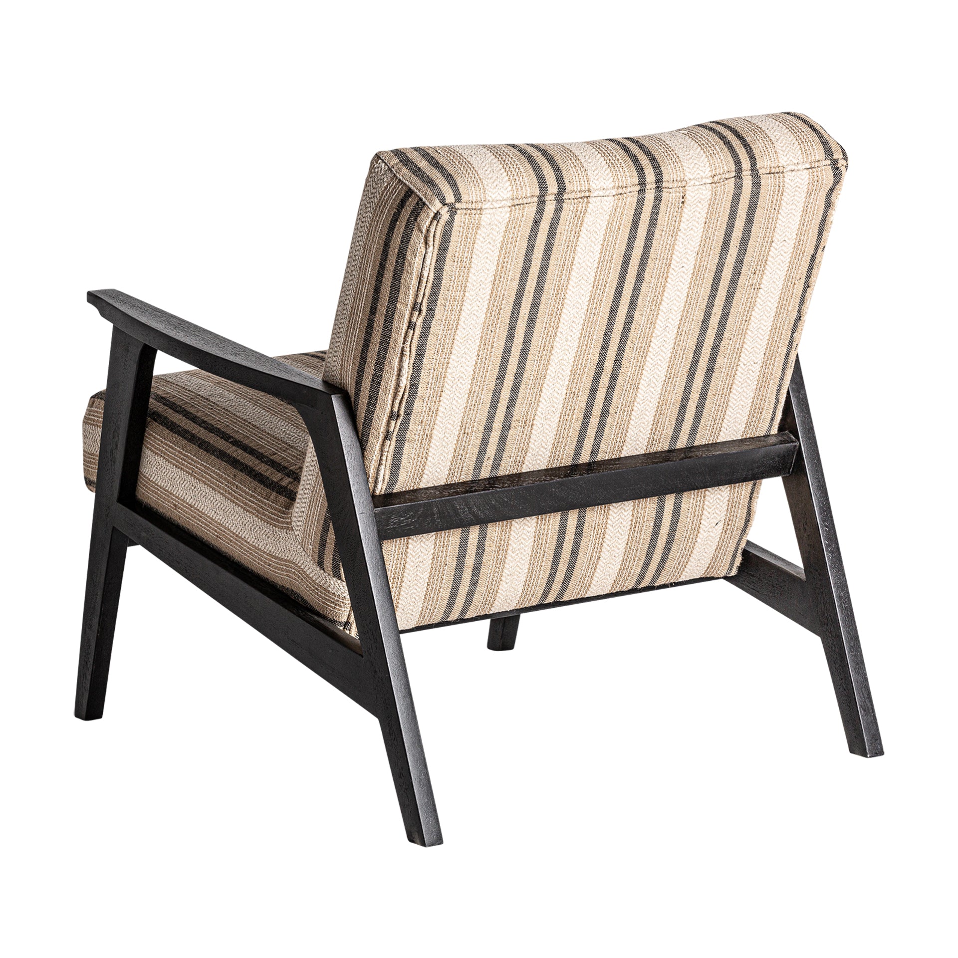 NUK Provenzal Armchair - Mango Wood & Beige Upholstery
