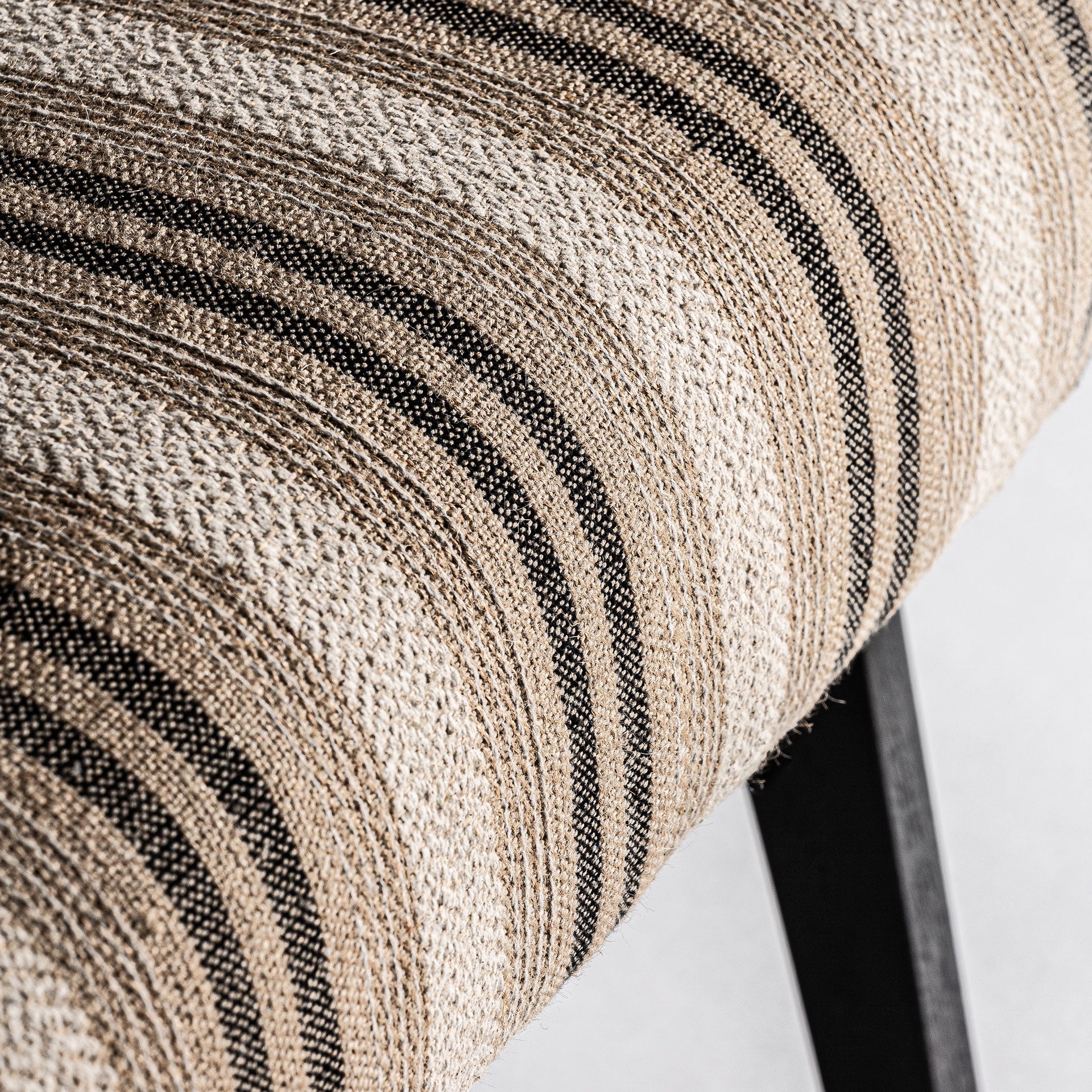 NUK Provenzal Armchair - Mango Wood & Beige Upholstery