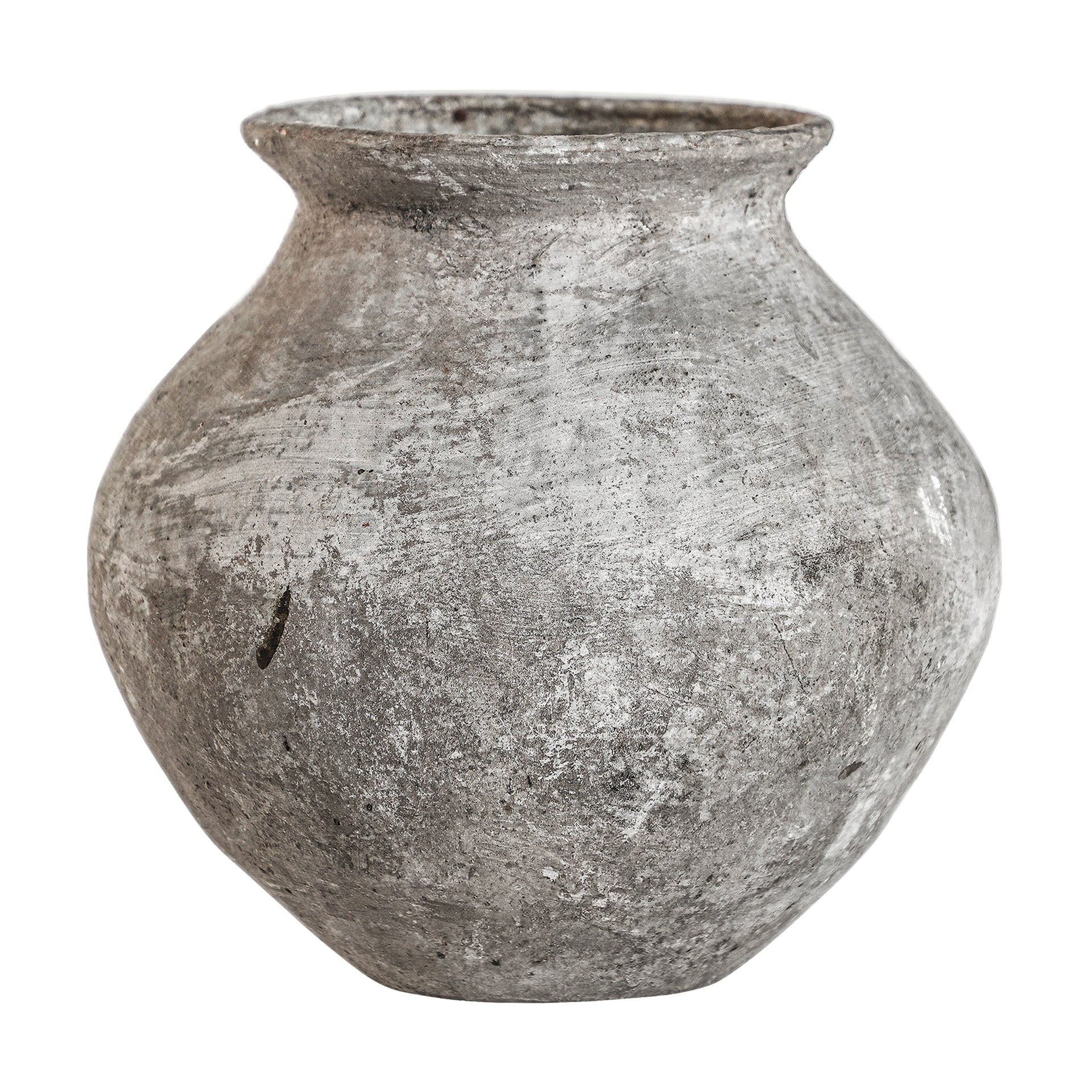 Krisse Grey Distressed Terracotta Vase