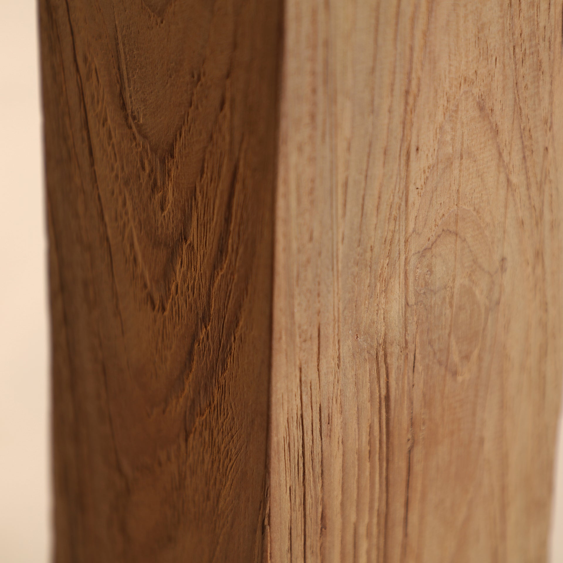 Lux Colonial Dining Table - Railway Wood Brown Detachable