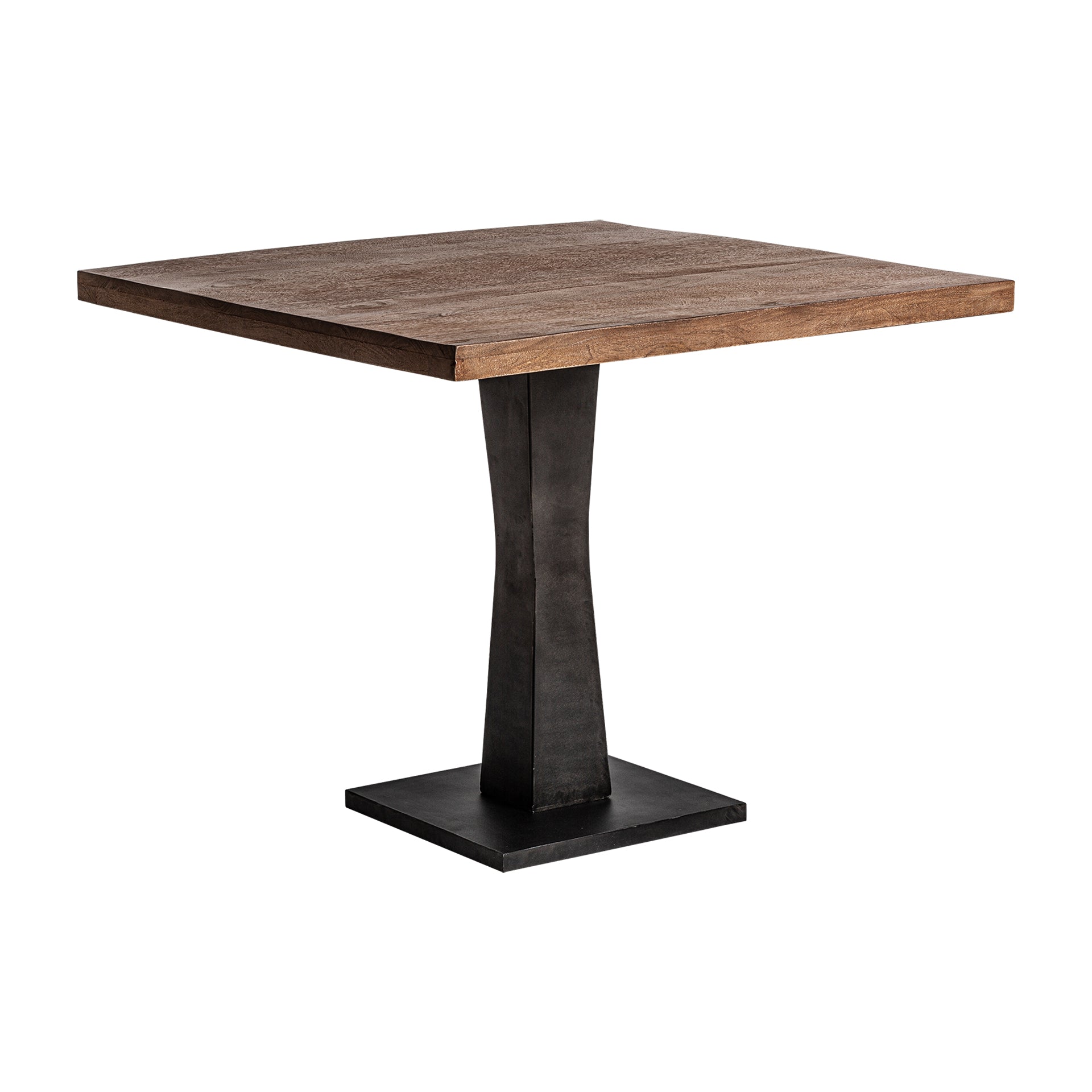 Bugle Industrial Bar Table – Mango Wood & Iron